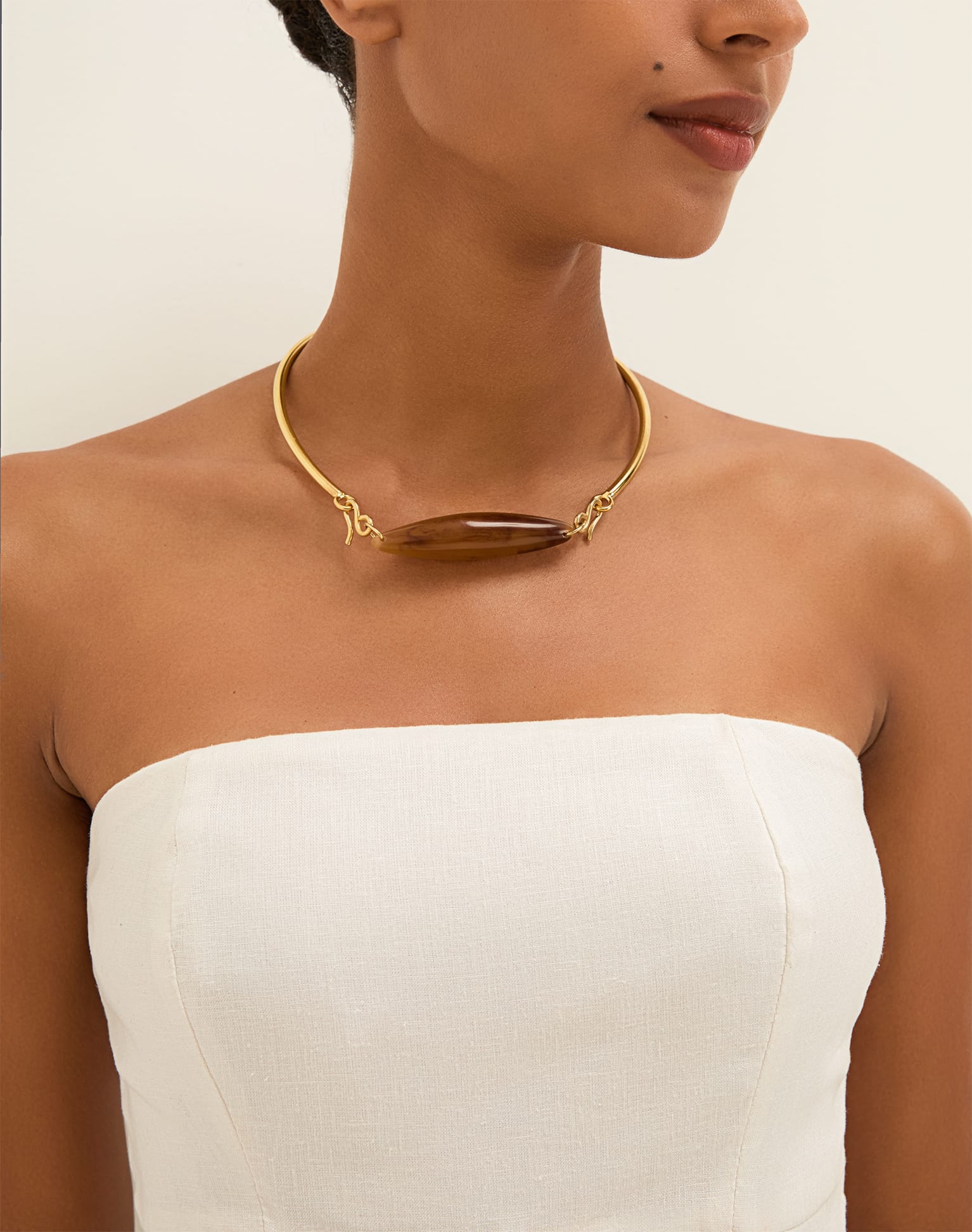 Abby Choker - Brown - Image 2