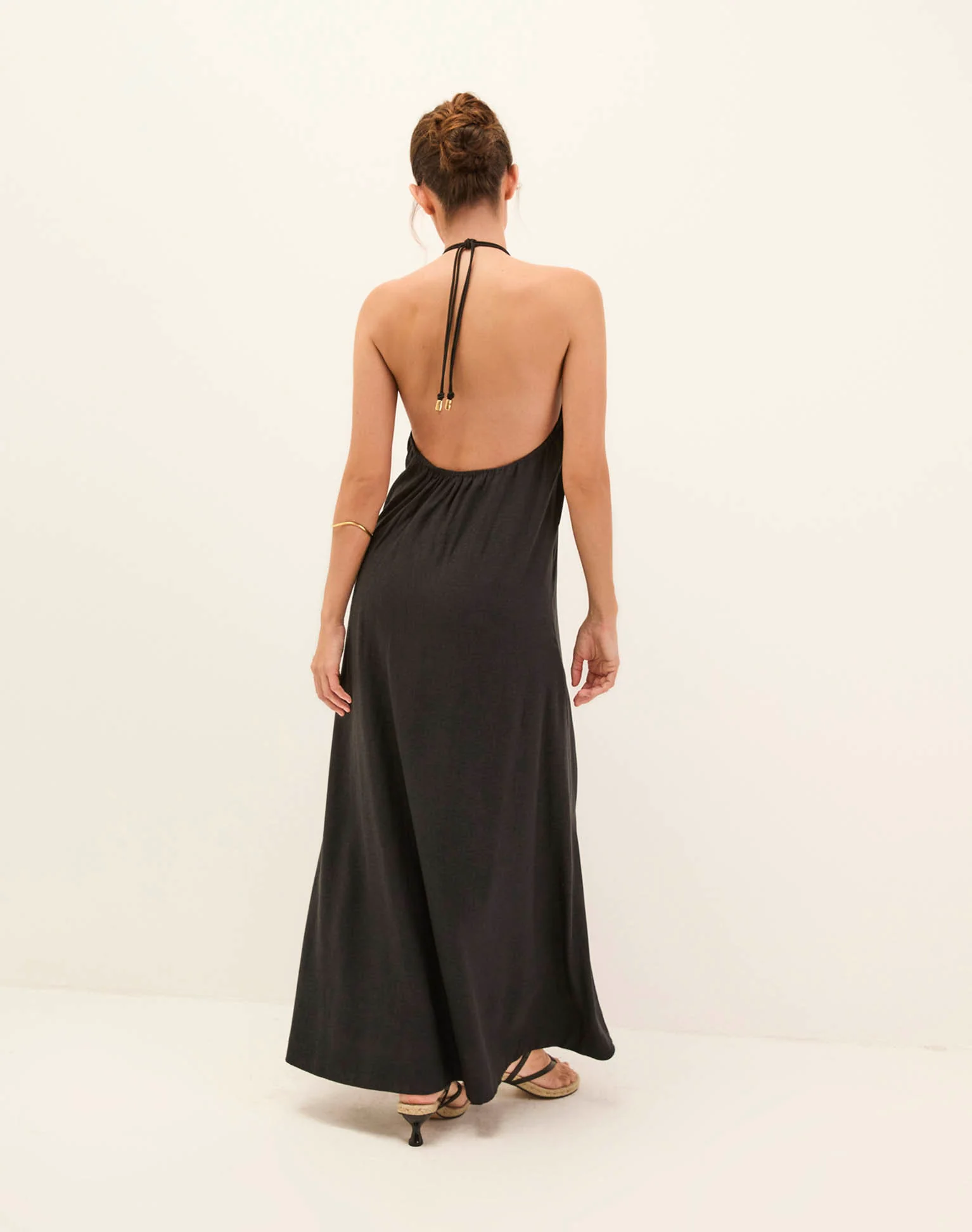 Aiden Long Dress - Black - Image 2