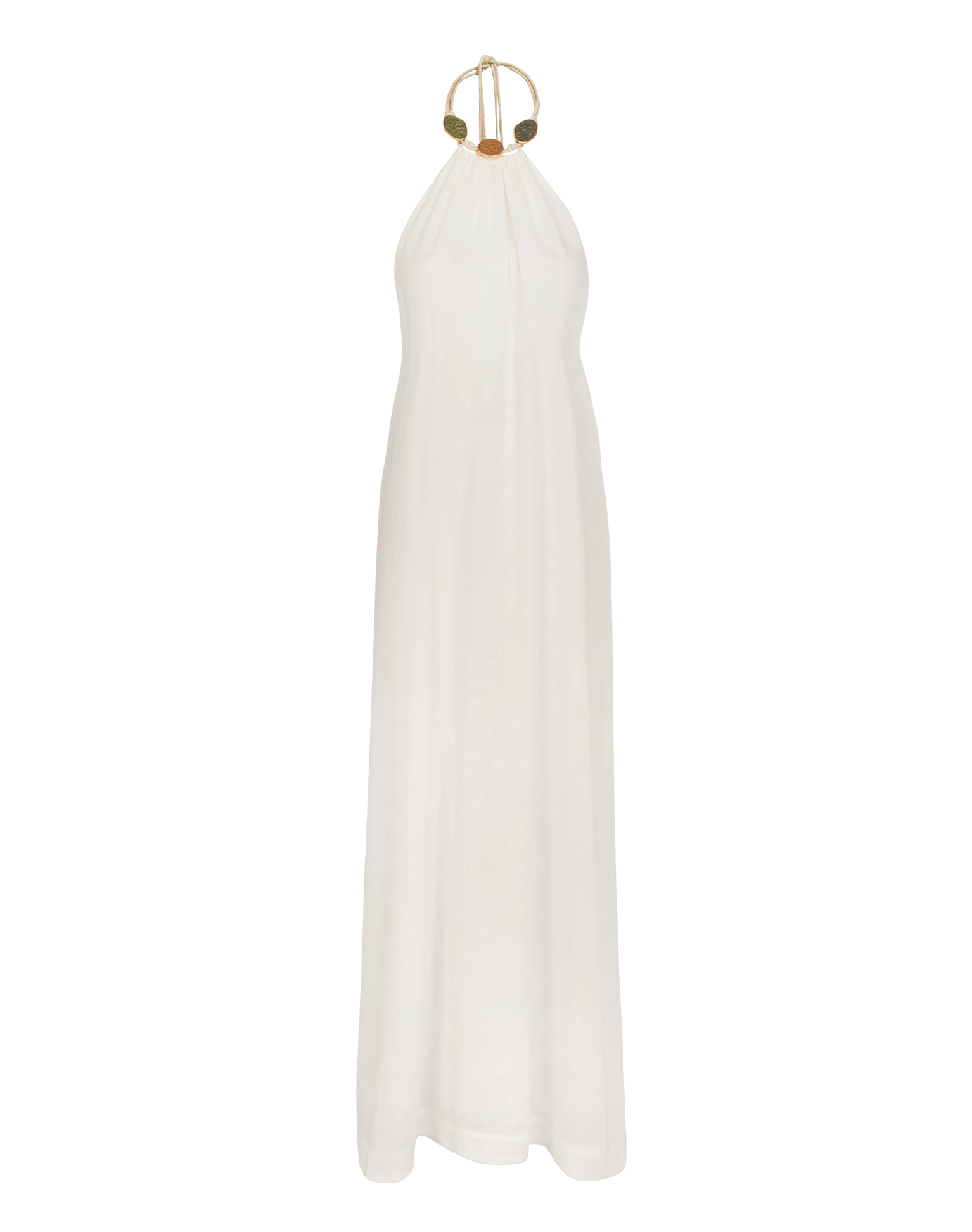 Aiden Long Dress - Off White - Image 8