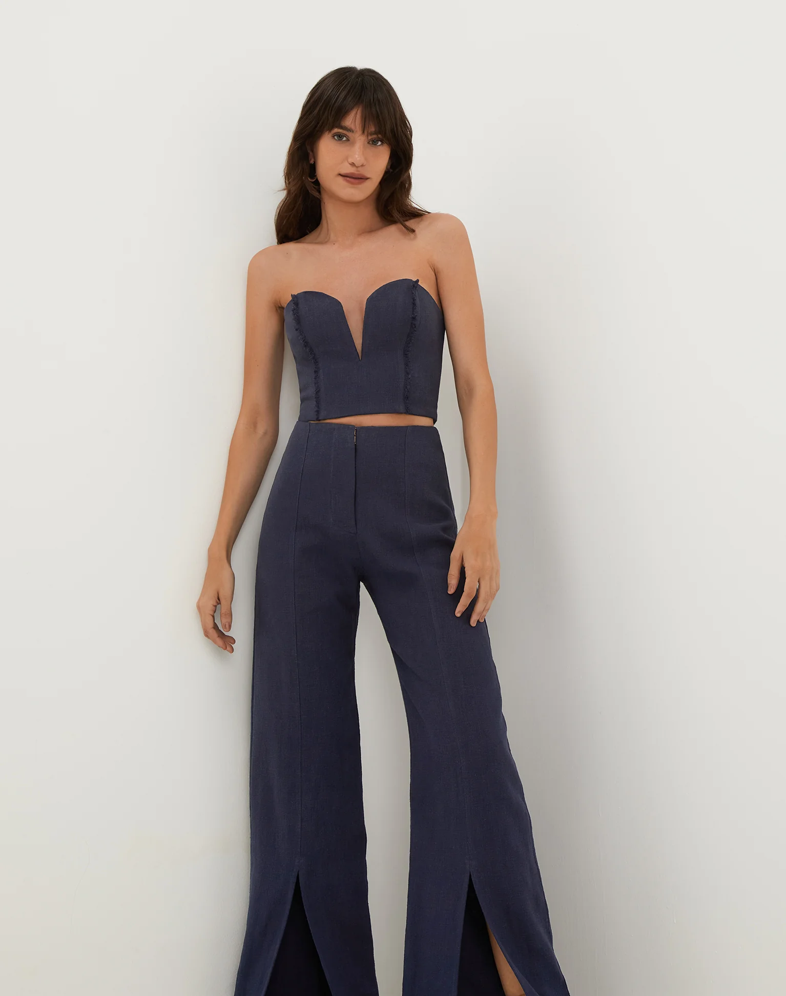 Alain Split Front Pants - Sailboat - Image 6