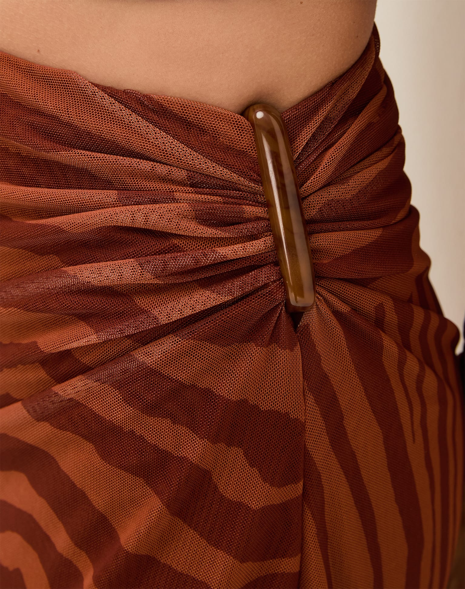 Amira Detail Long Skirt - Sundown - Image 5