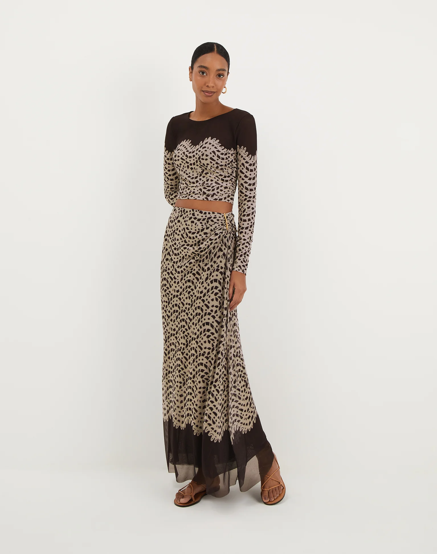 Amira Detail Long Skirt - Poeme - Image 2