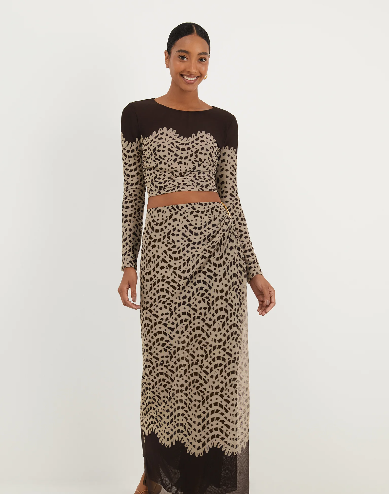 Amira Detail Long Skirt - Poeme - Image 6