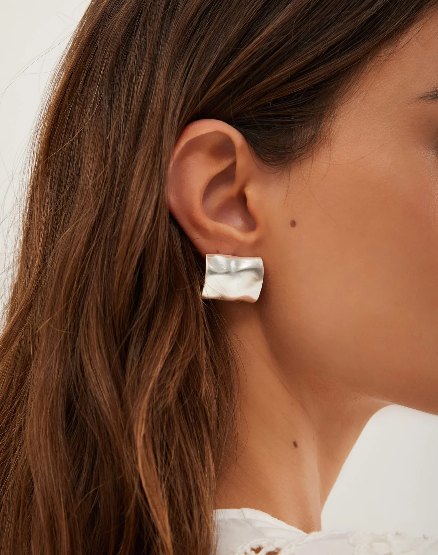 Ana Earrings - Silver - Image 3