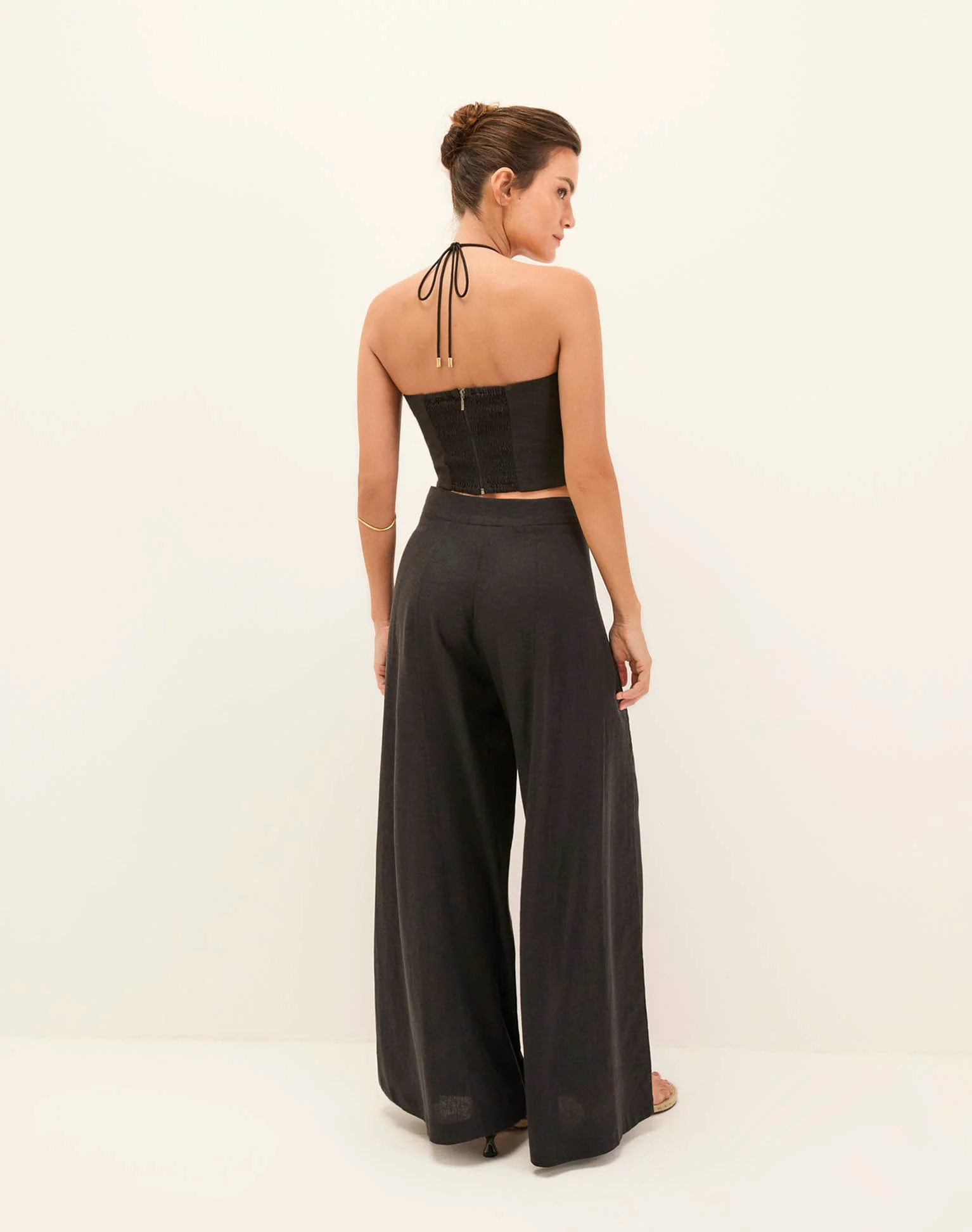 Arden Halter Top - Black - Image 3