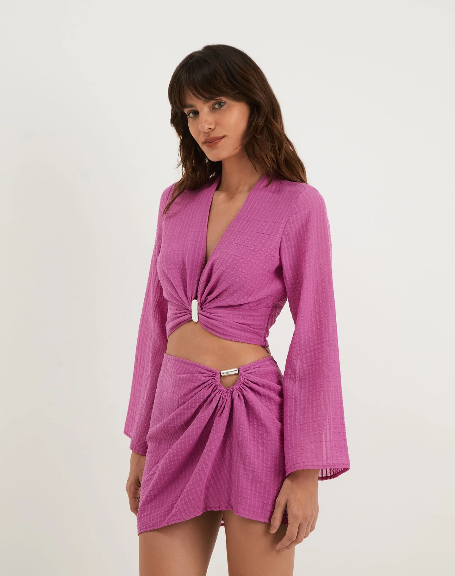 Aurora Mini Skirt - French Rose - Image 4