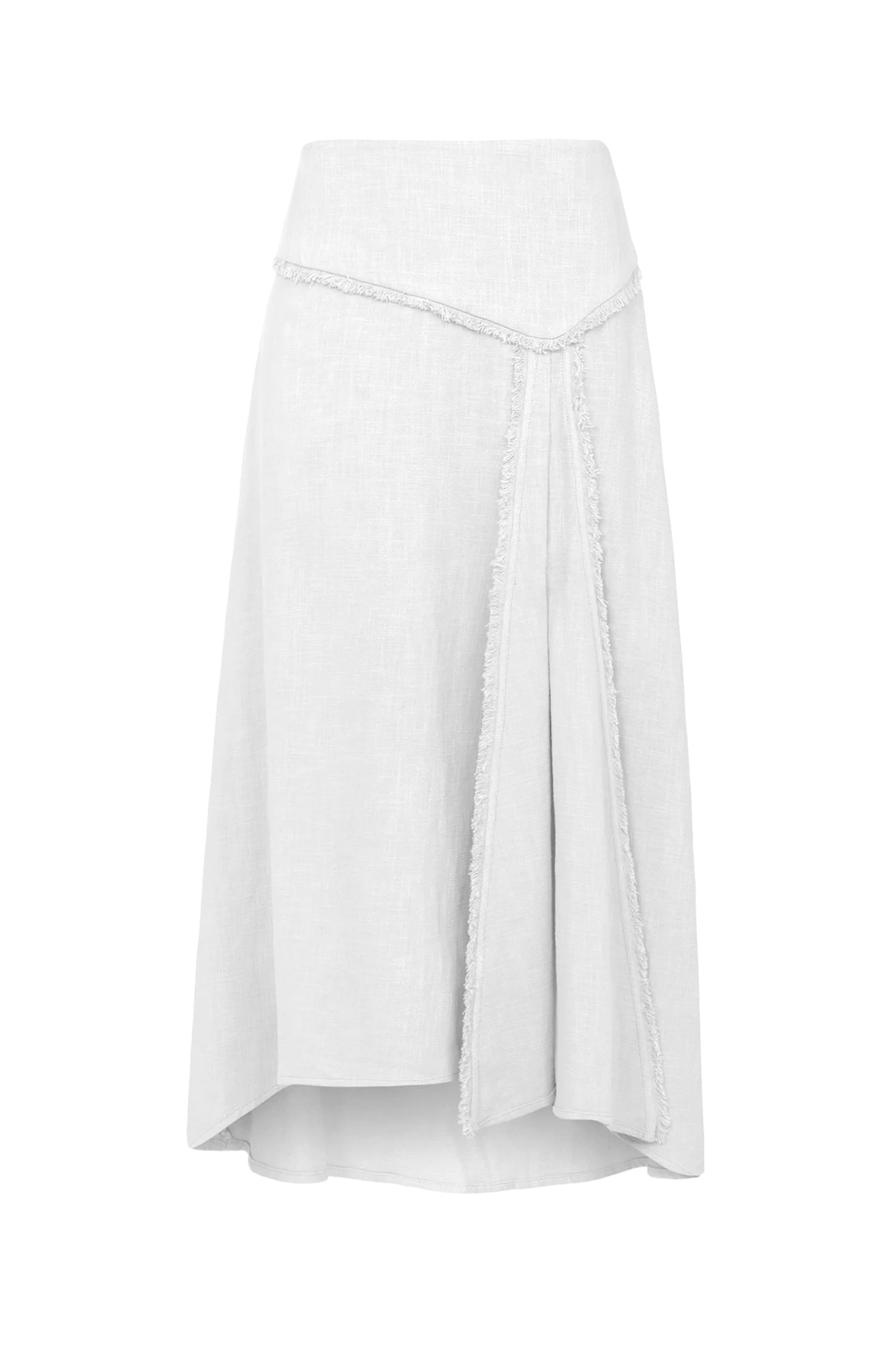 Beatrice Midi Skirt - Off White