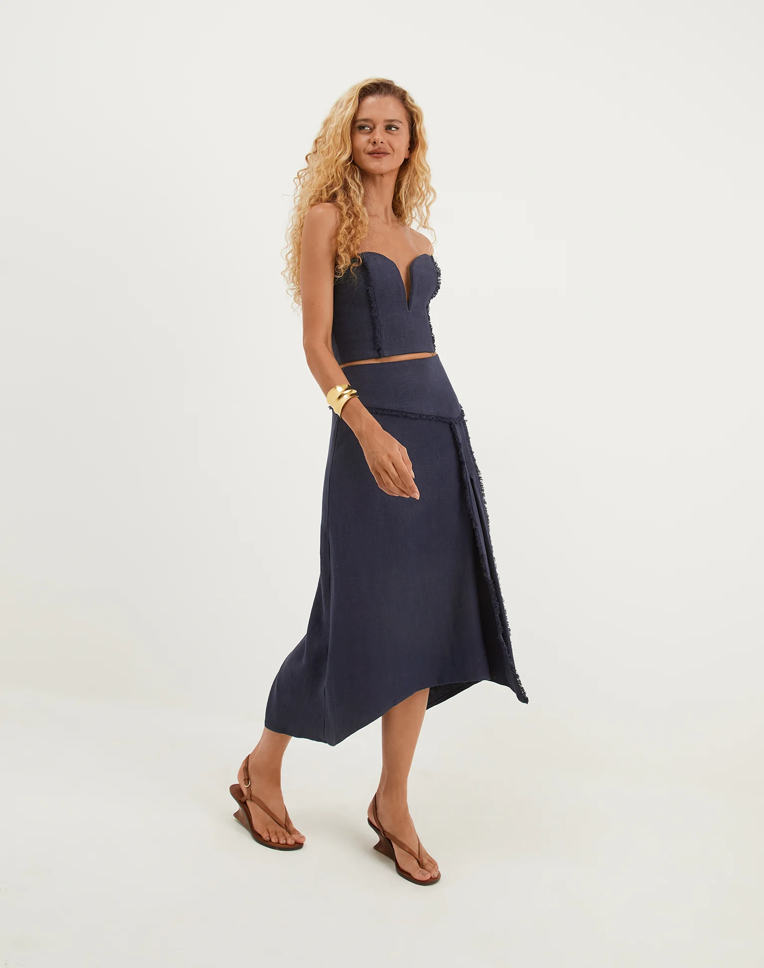 Beatrice Midi Skirt - Sailboat - Image 5