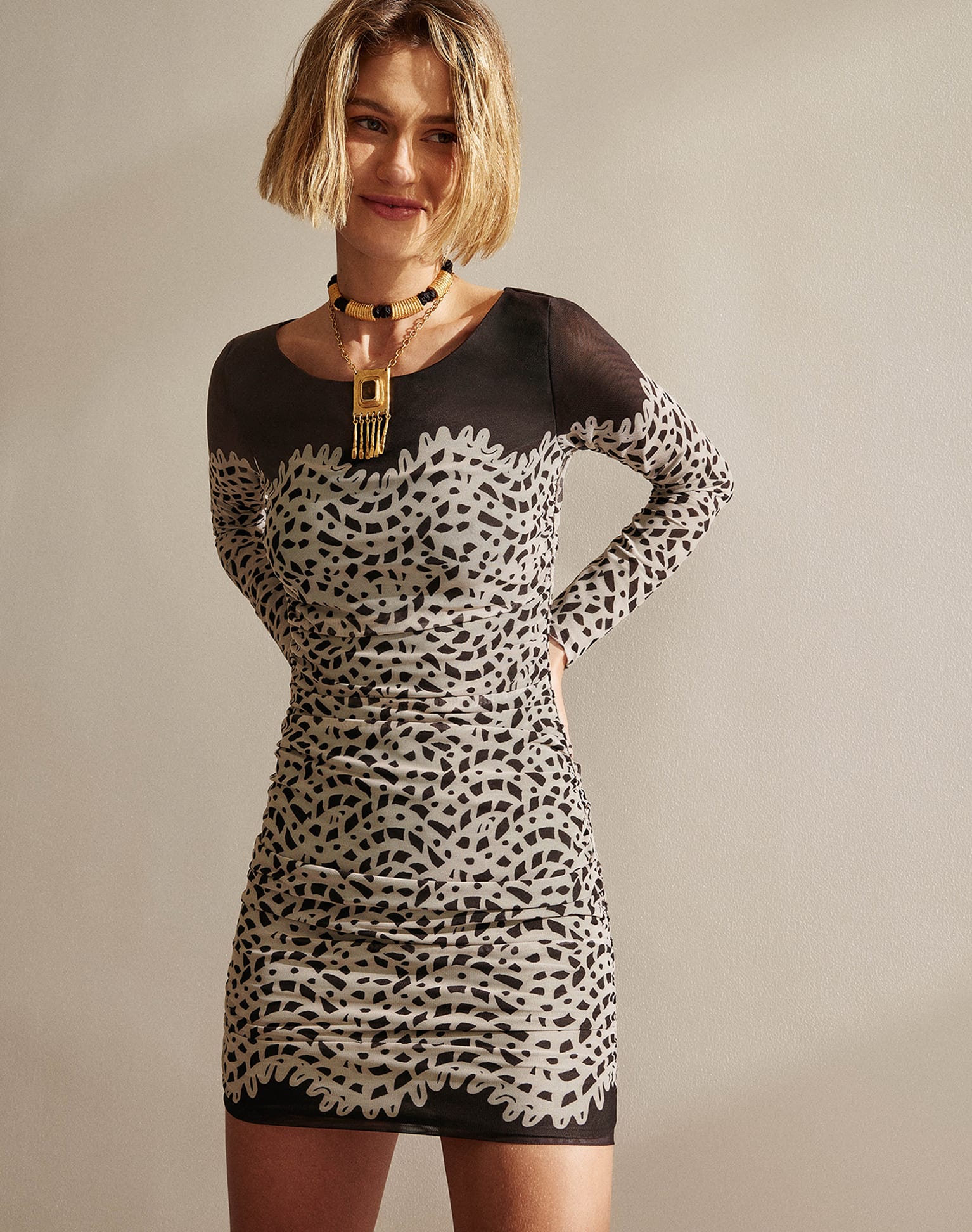Becca Short Dress - Poeme - Image 4