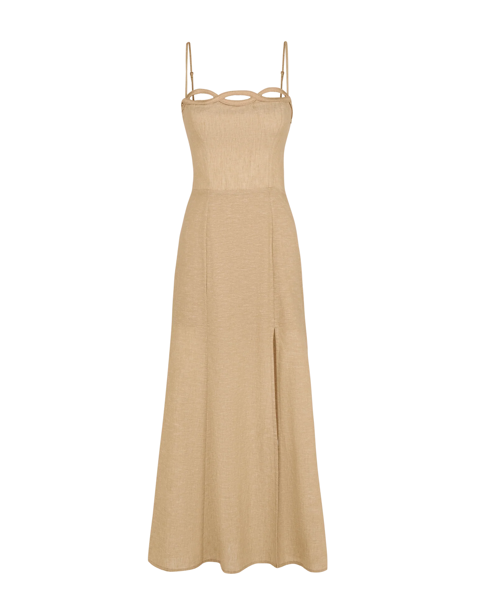Bianca Long Dress - Raffia - Image 5
