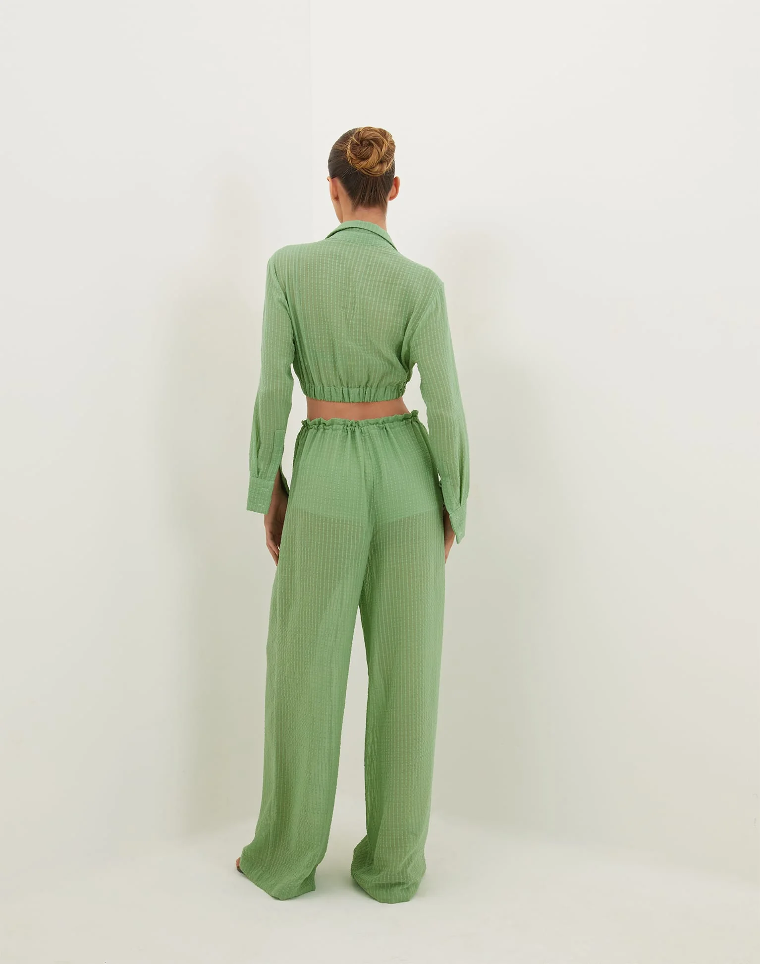 Bianca Pants (Exchange Only) - Aloe - Image 4