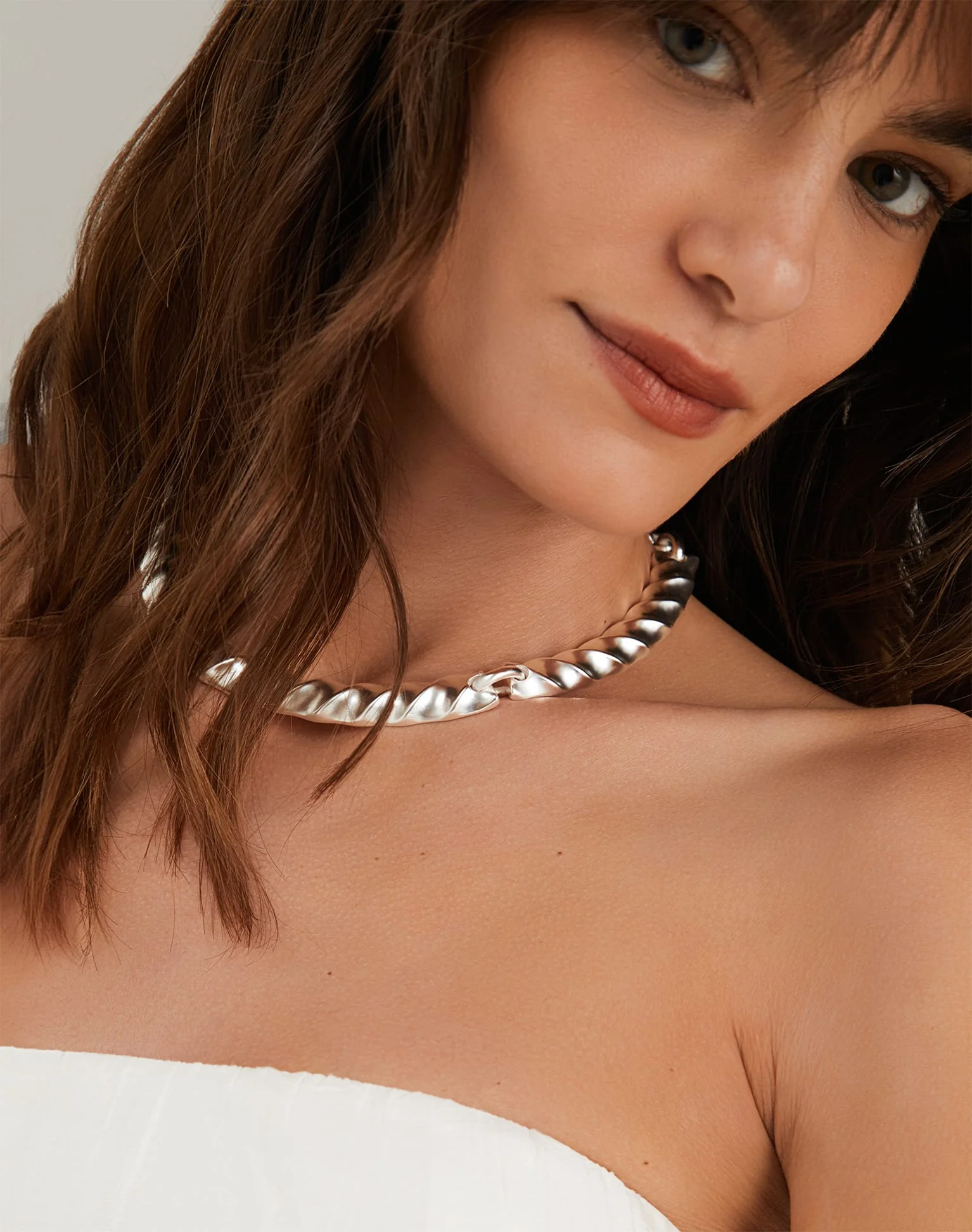 Cassi Choker - Silver - Image 2