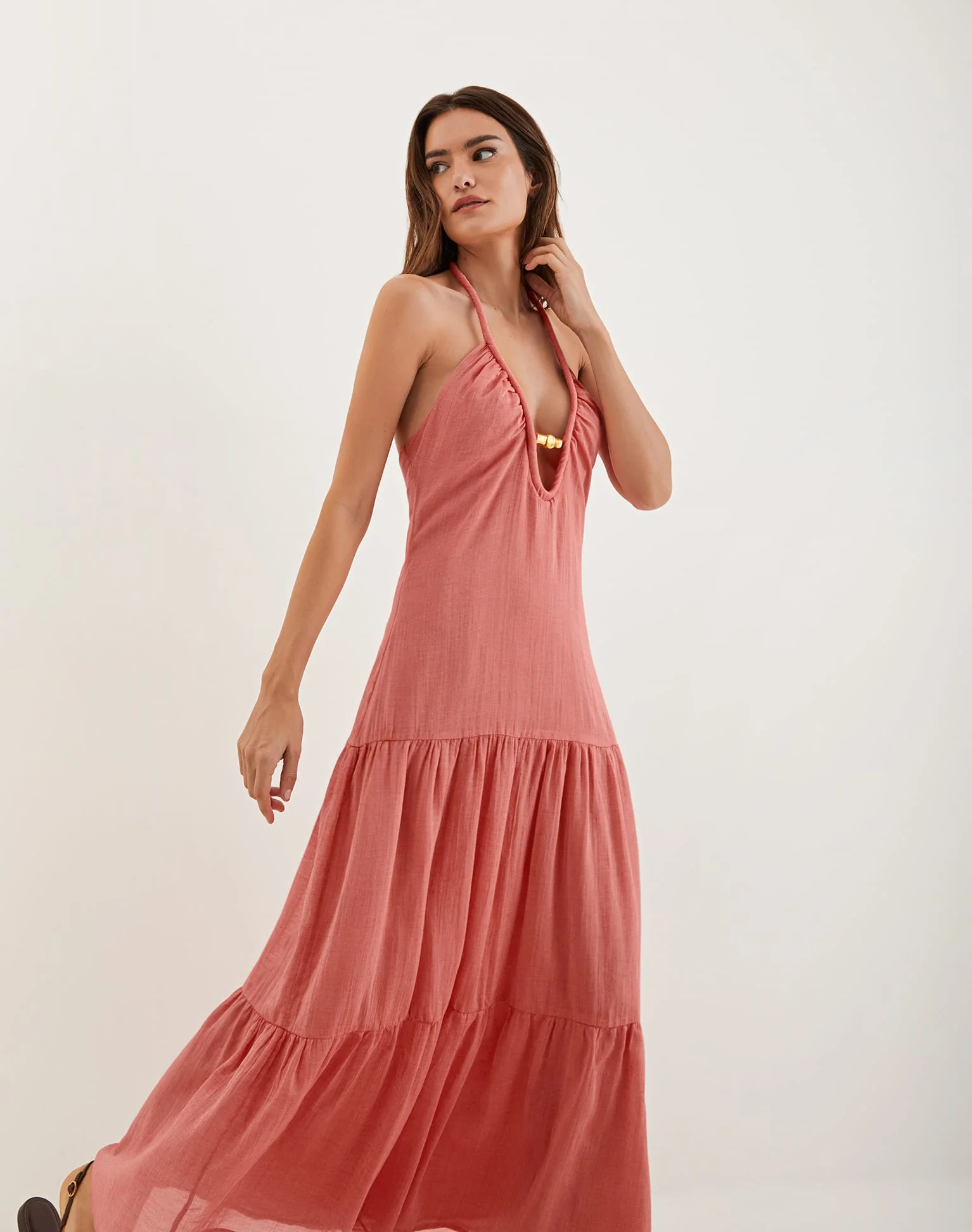 Cassia Maxi Dress (Exchange Only) - Ruby - Image 6