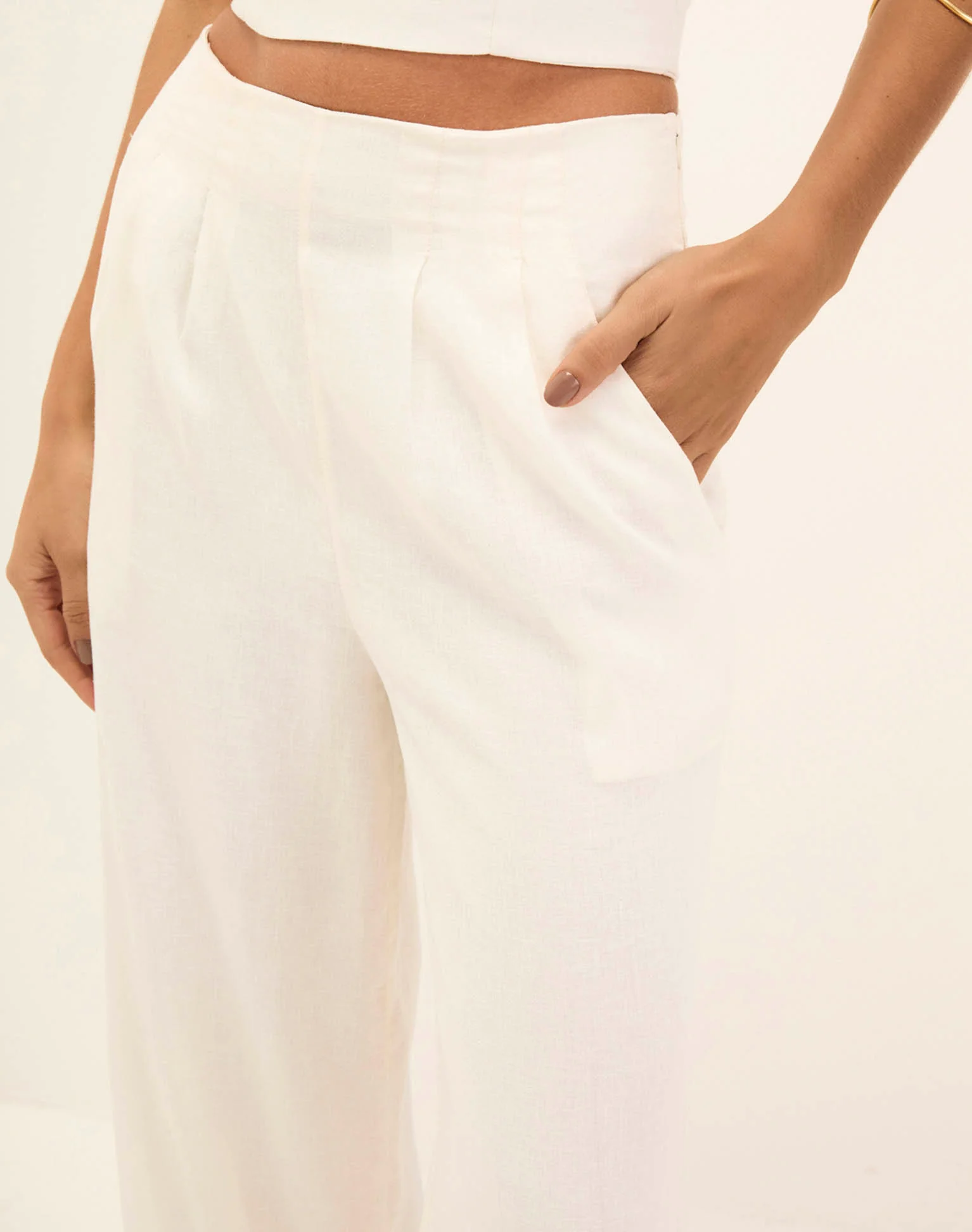 Cassia Pants - Off White - Image 4