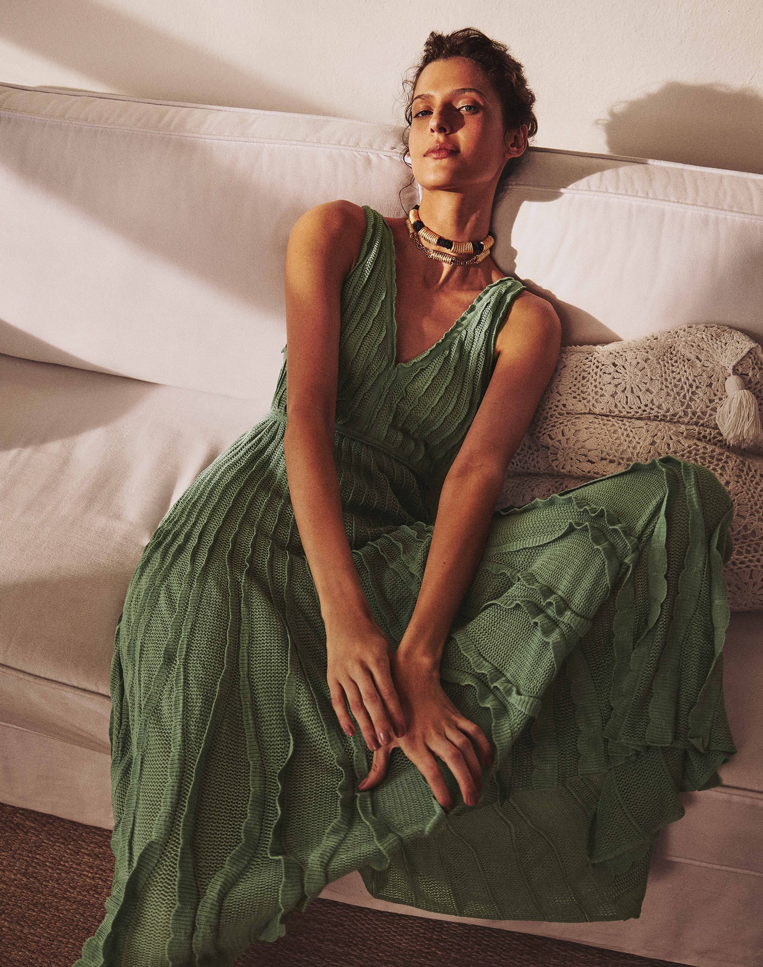 Knit Celina Long Dress - Harbor - Image 2