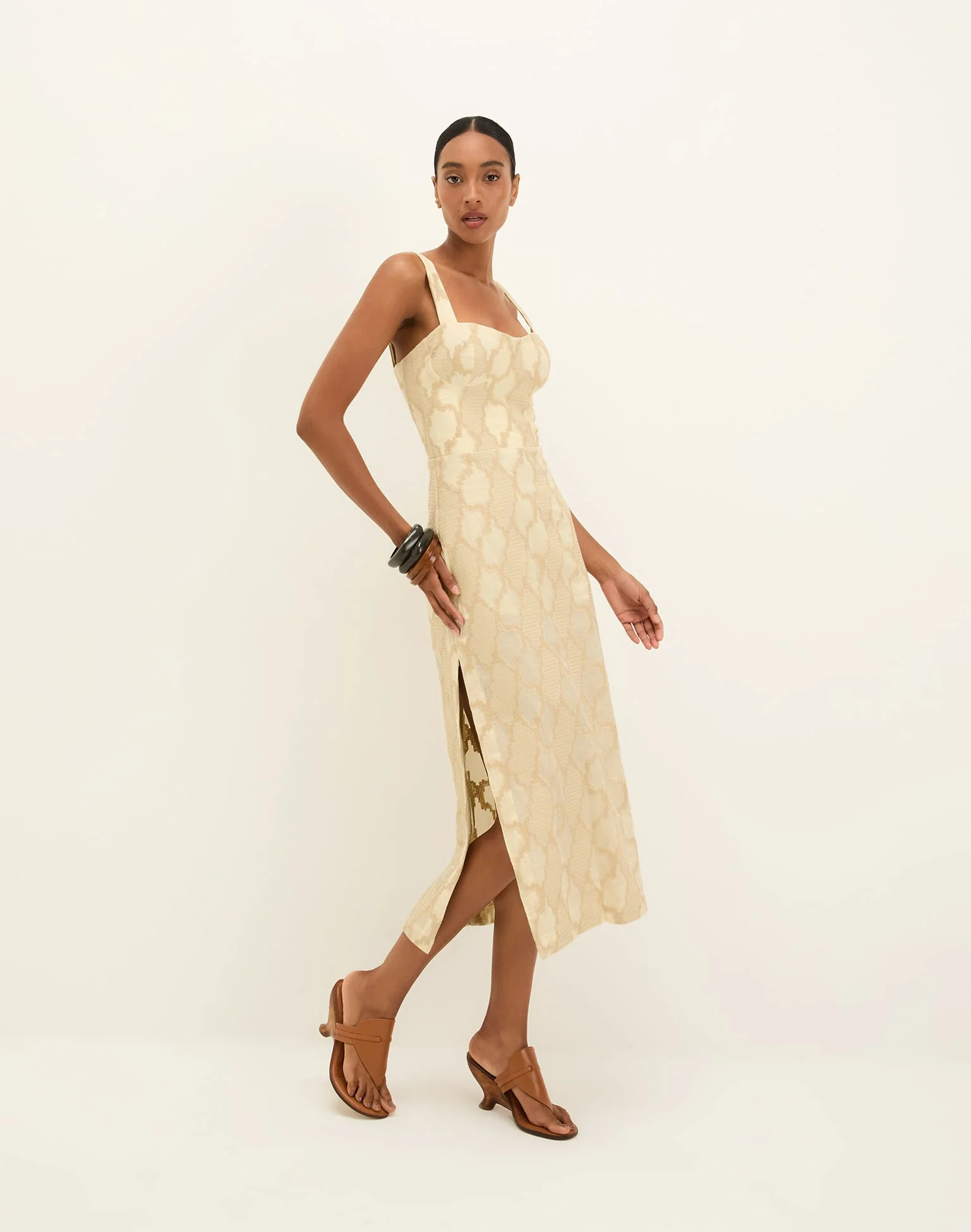 Coen Midi Dress - Embroidered Glitz - Image 8