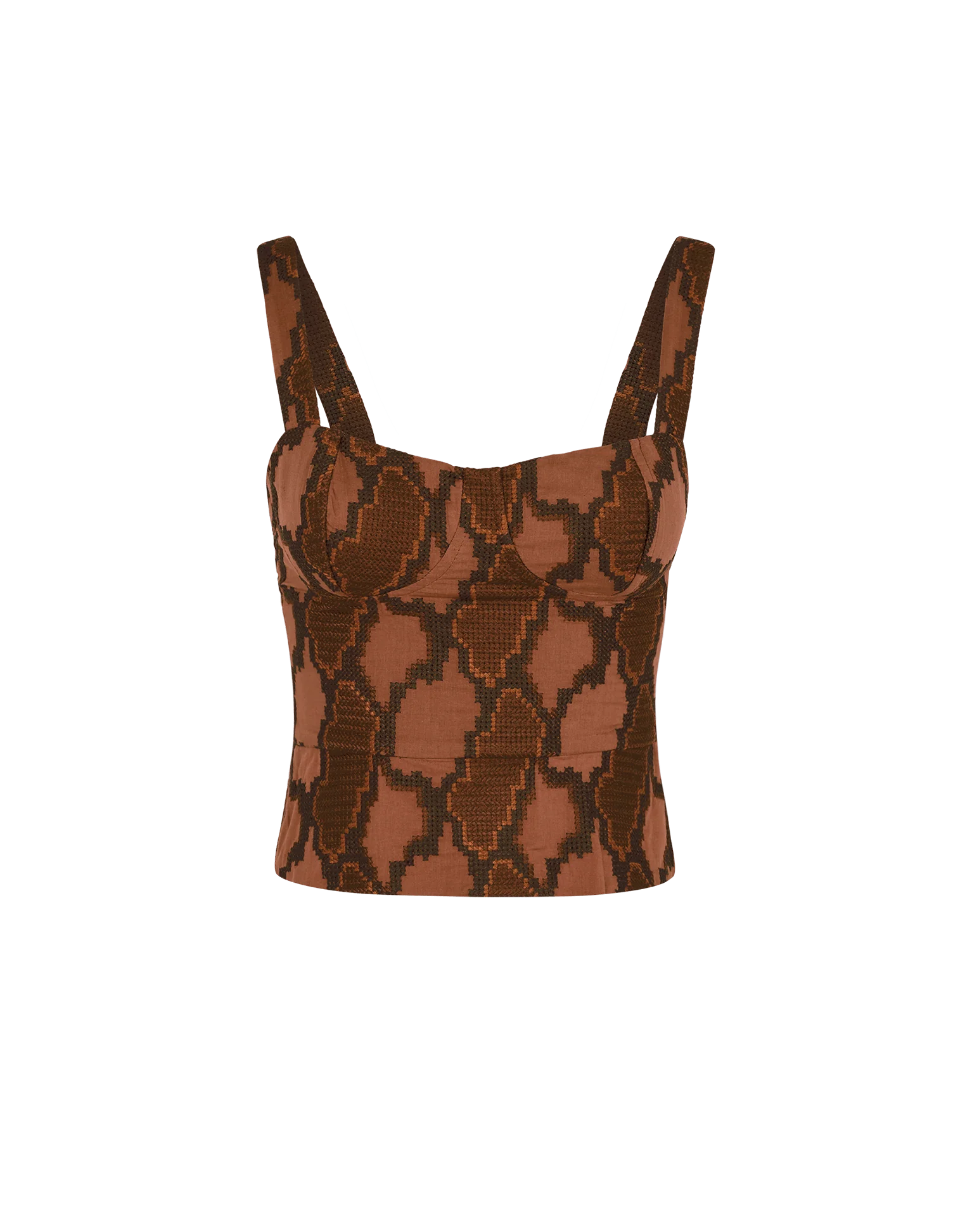 Coen Peplum Top - Embroidered Devotion - Image 5