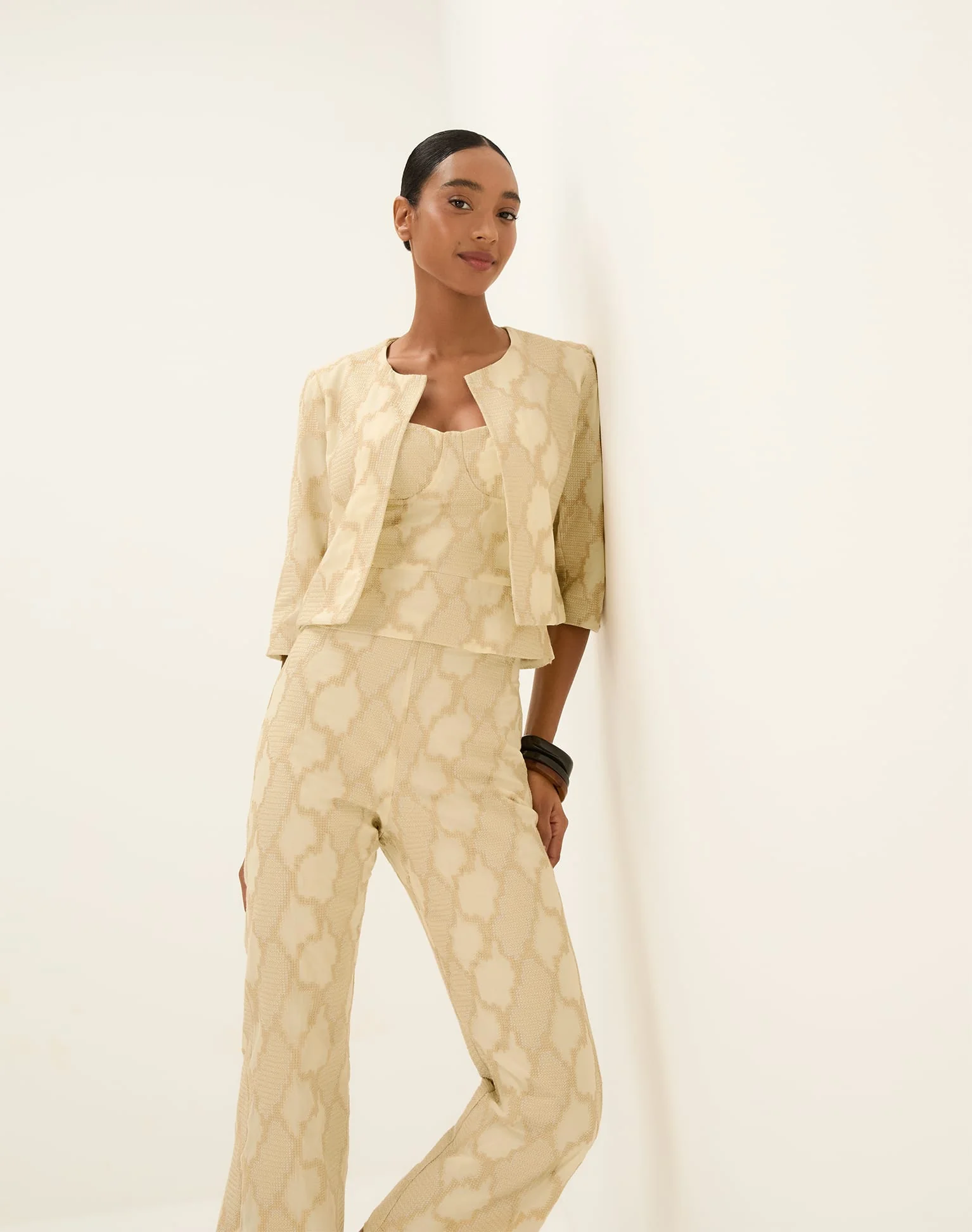 Coen Straight Leg Pants - Embroidered Glitz - Image 5