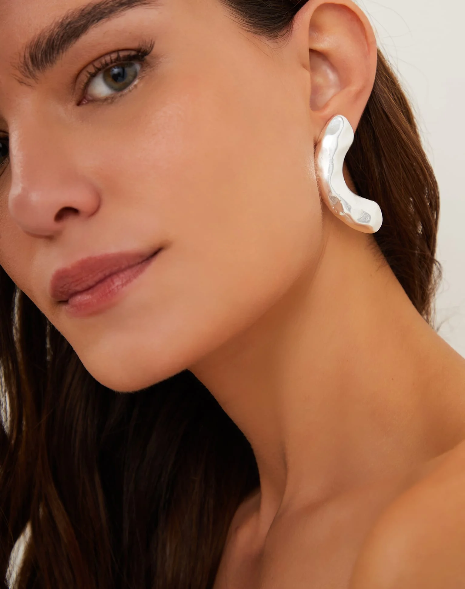 Diana Earrings - Silver - Image 3