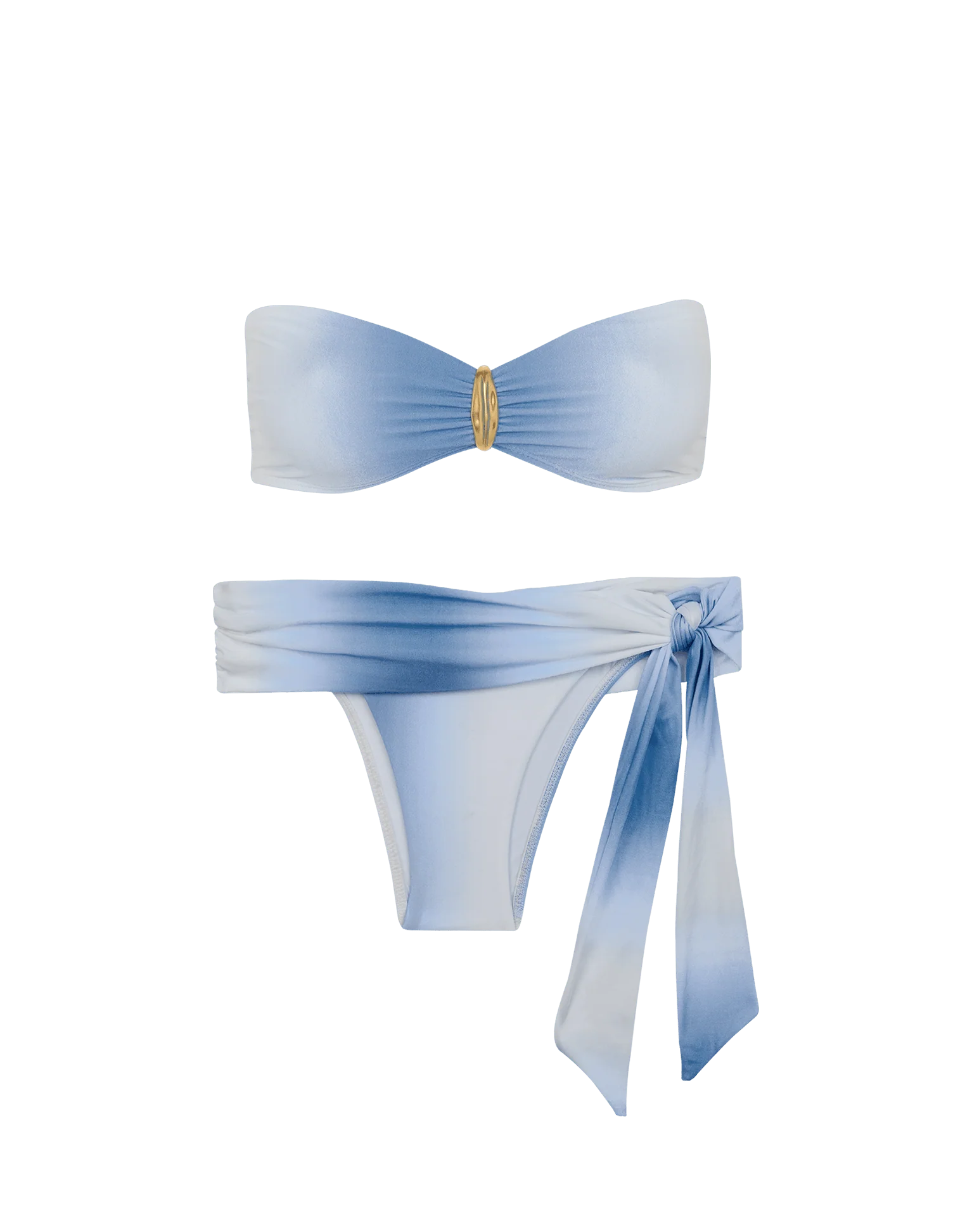 Elsie Bandeau Top - Blue Moon - Image 7
