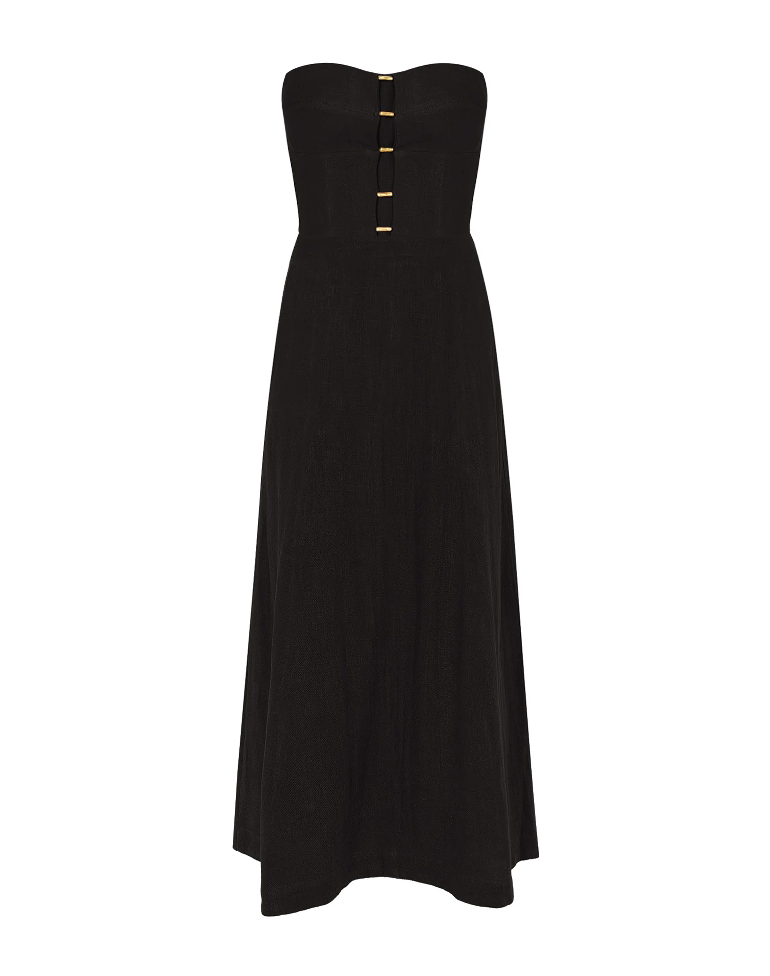 Emilia Midi Dress - Black - Image 5