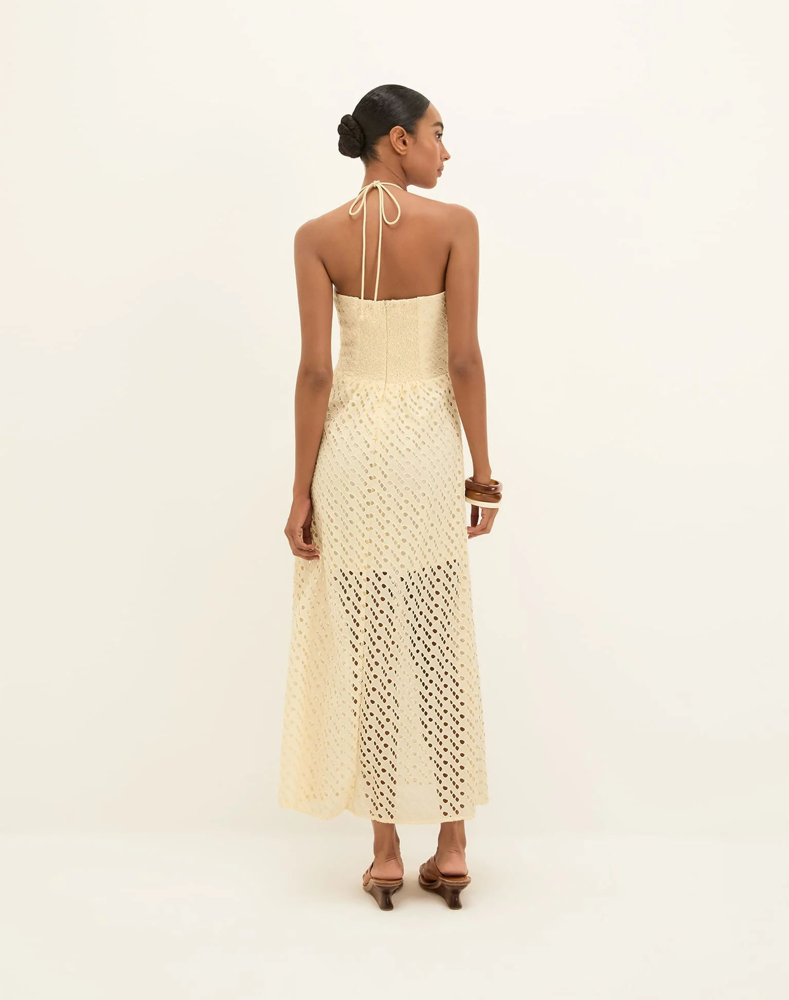 Eyelet Melina Long Dress - Glitz - Image 3