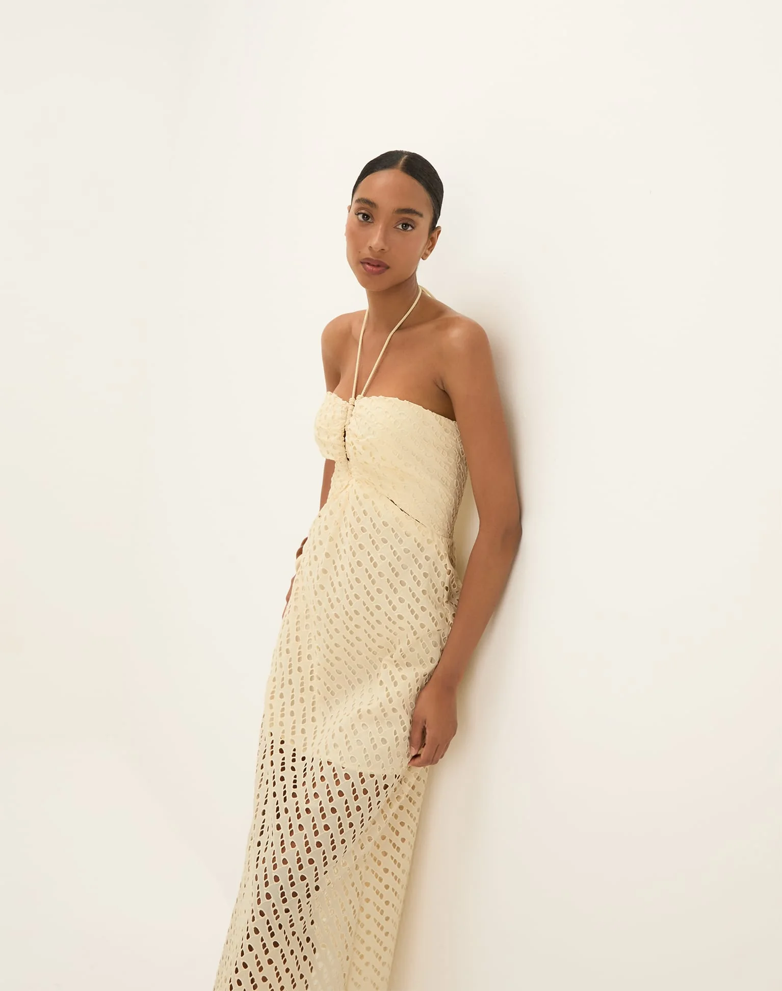 Eyelet Melina Long Dress - Glitz - Image 4