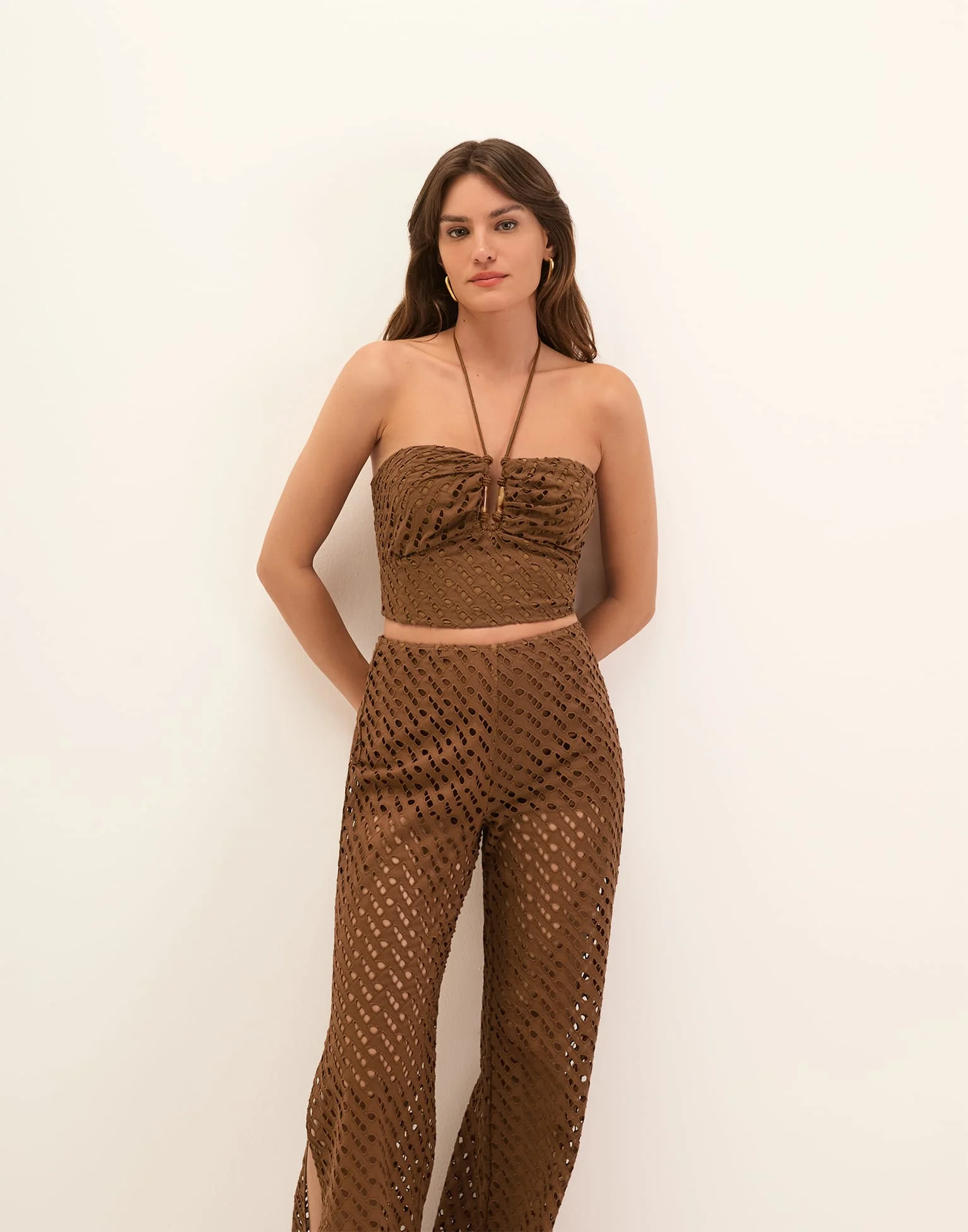 Eyelet Venice Pants - Toasty - Image 6