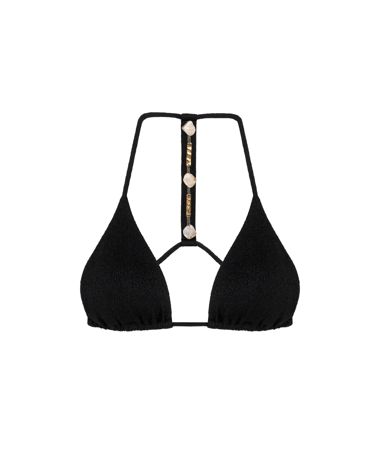 Firenze Edith T Back Tri Top - Black