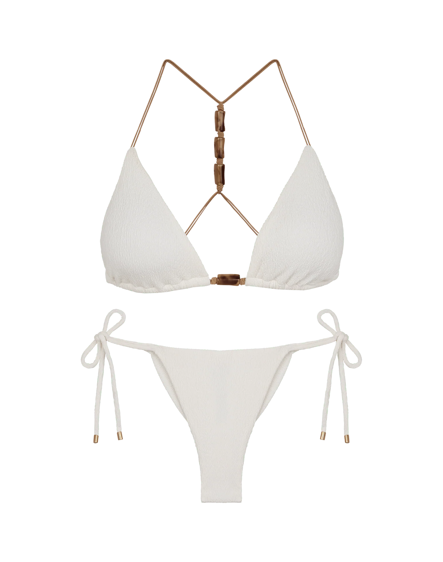 Firenze Lesley T Back Tri Top - White - Image 8