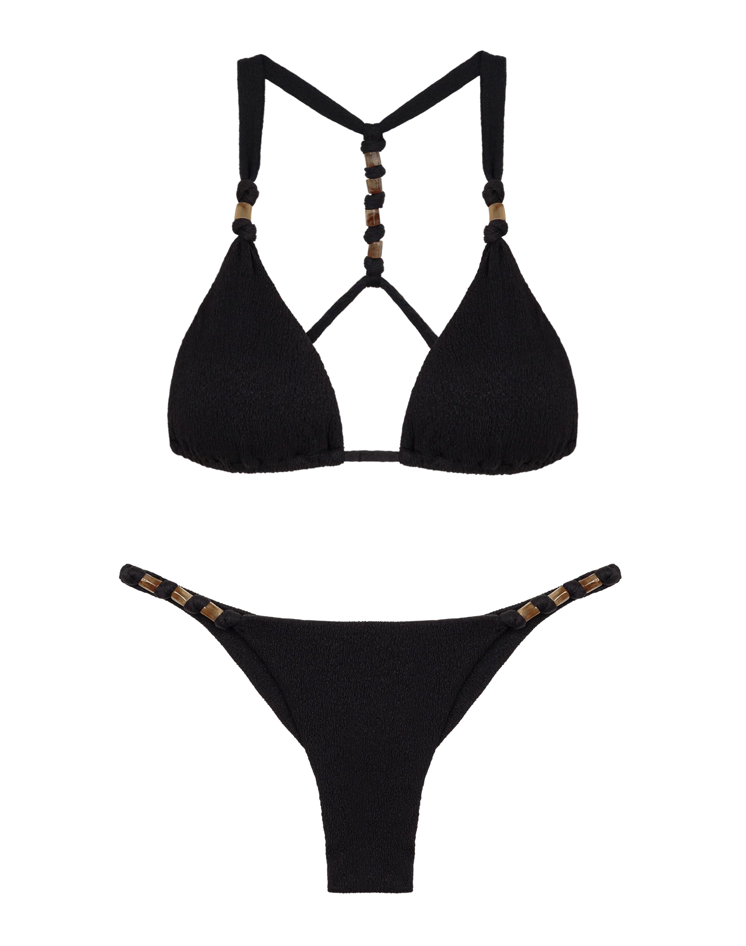 Firenze Milos T Back Tri Top - Black - Image 10