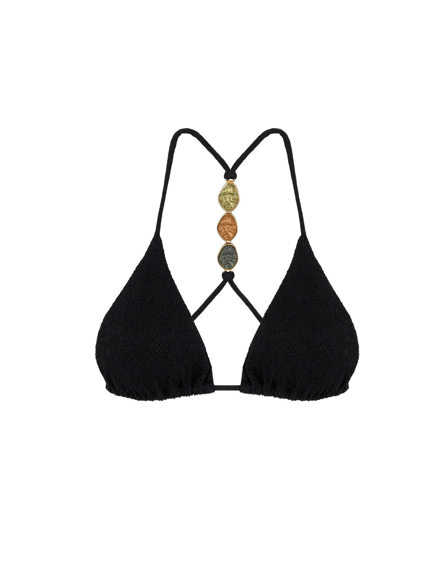 Firenze Petra T Back Tri Top - Black - Image 11