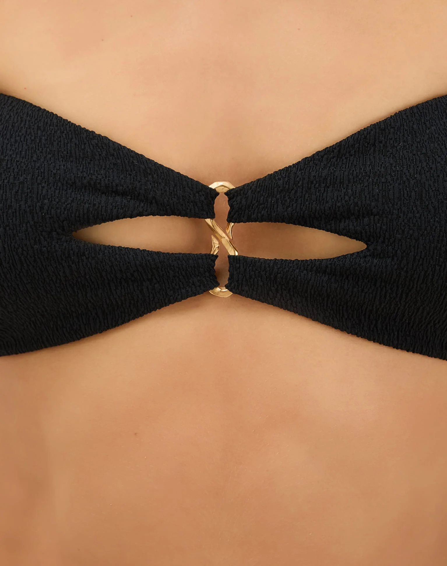 Firenze Solaro Bandeau Top - Black - Image 5
