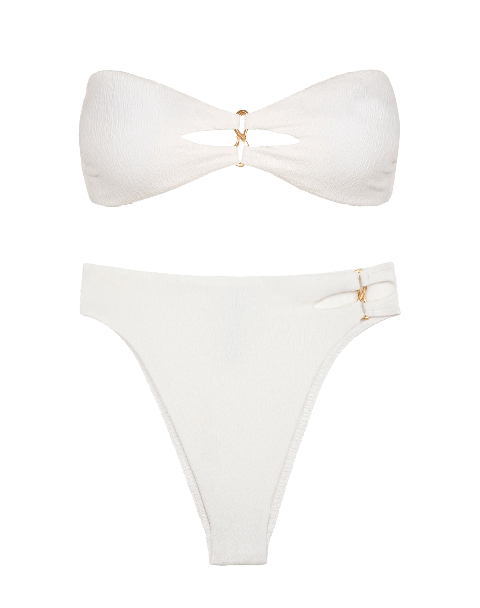 Firenze Solaro Bandeau Top - White - Image 7