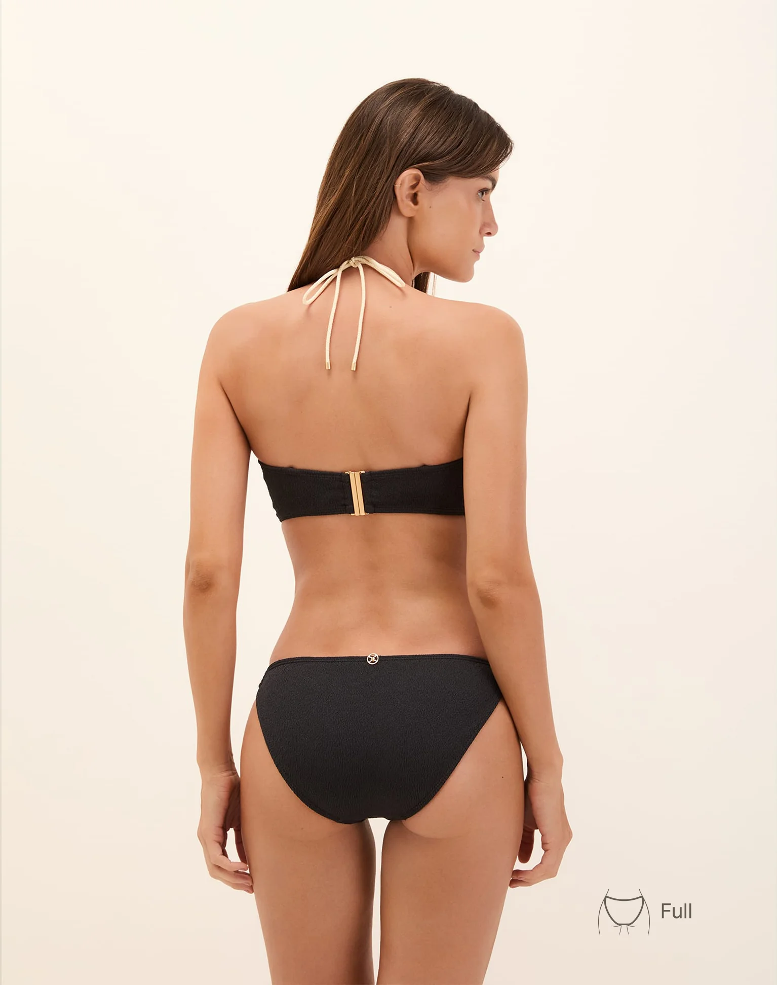 Firenze Yara Bandeau Top - Black - Image 4