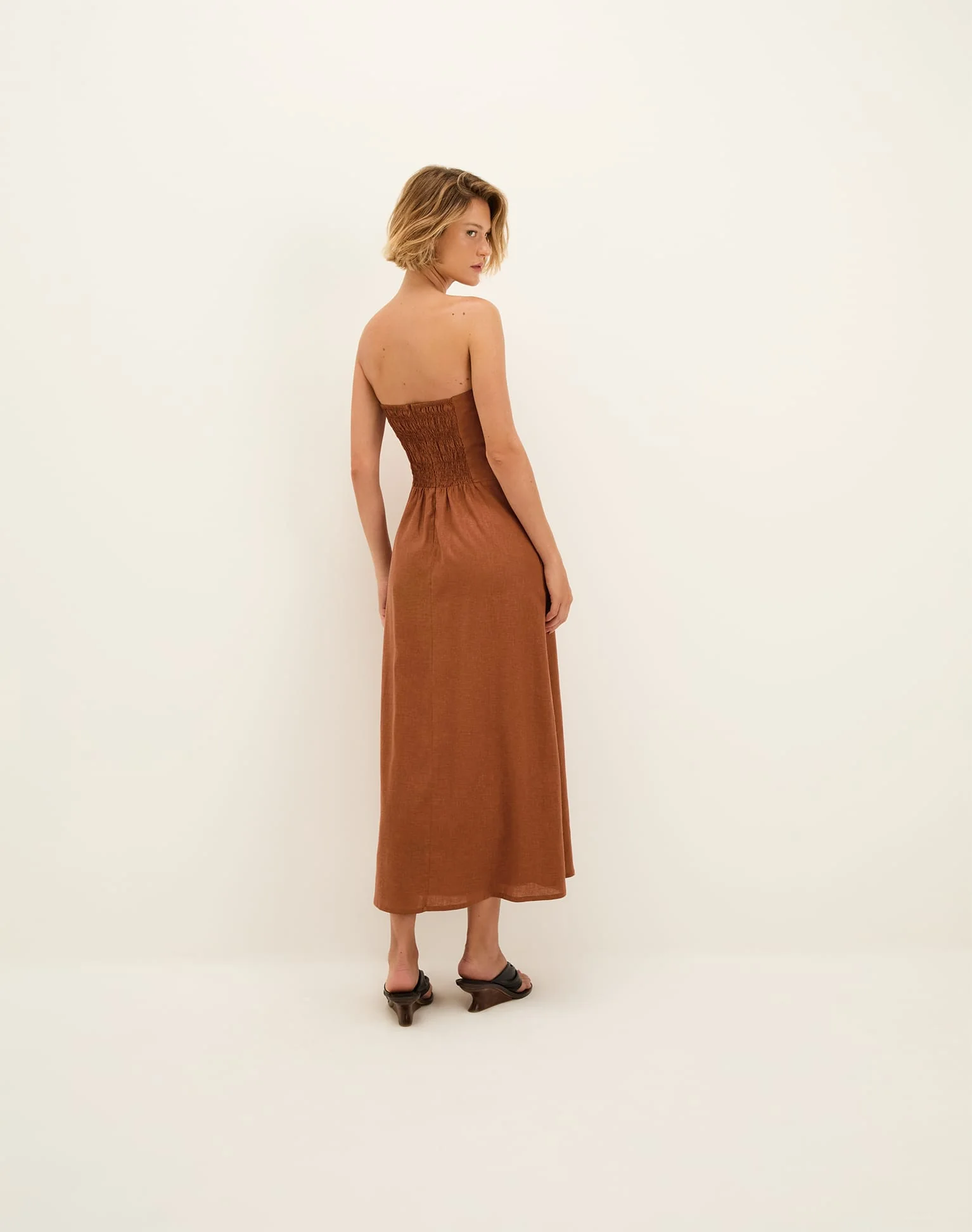 Greta Midi Dress - Devotion - Image 3