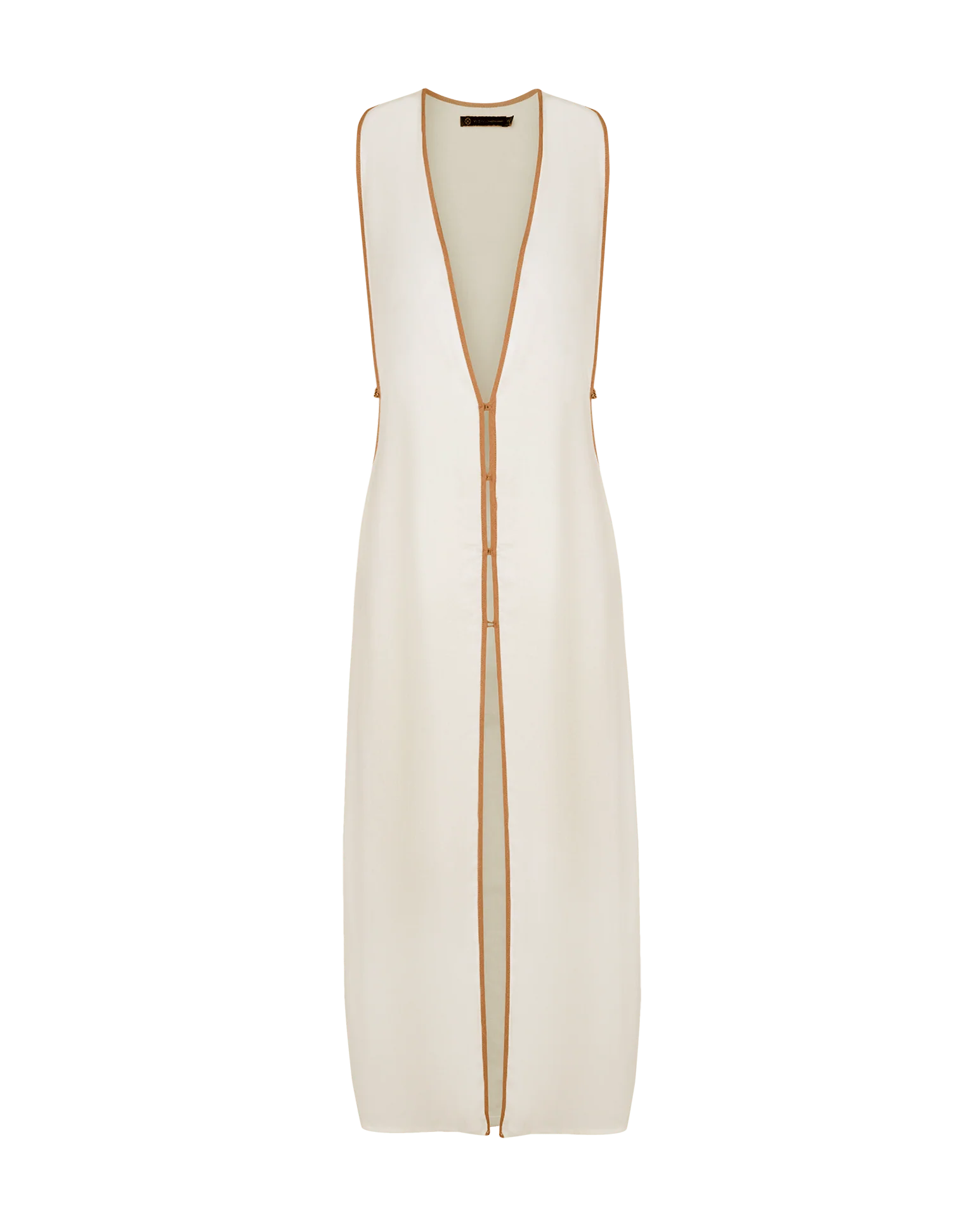 Iva Long Cover Up - Off White - Image 7