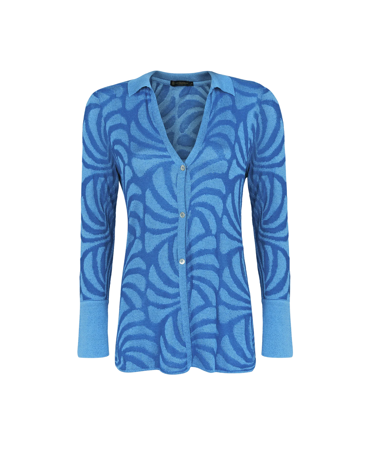 Jacquard Lara Blouse - Neptune - Image 10
