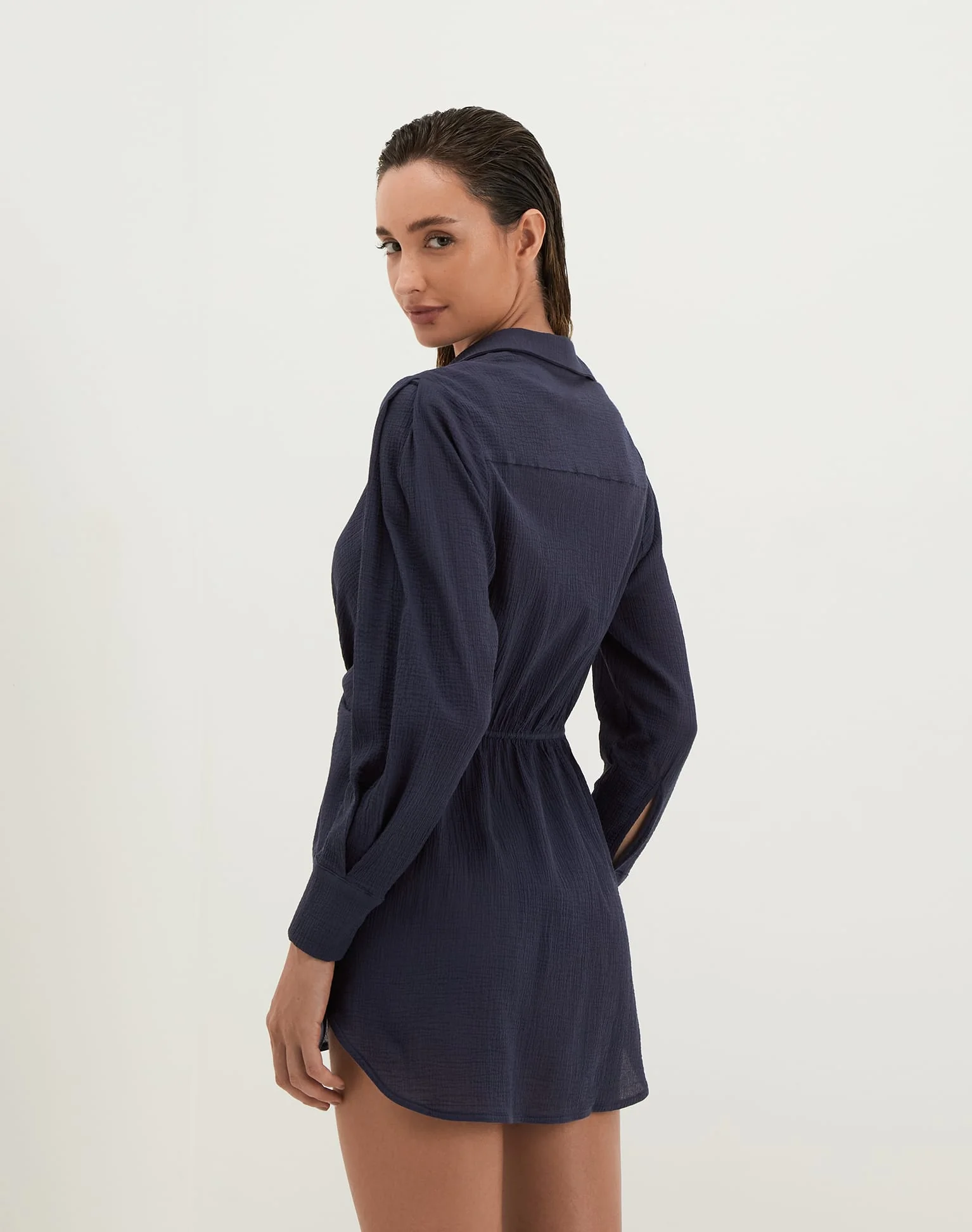 Juliete Short Cover Up - Sailboat - Image 3