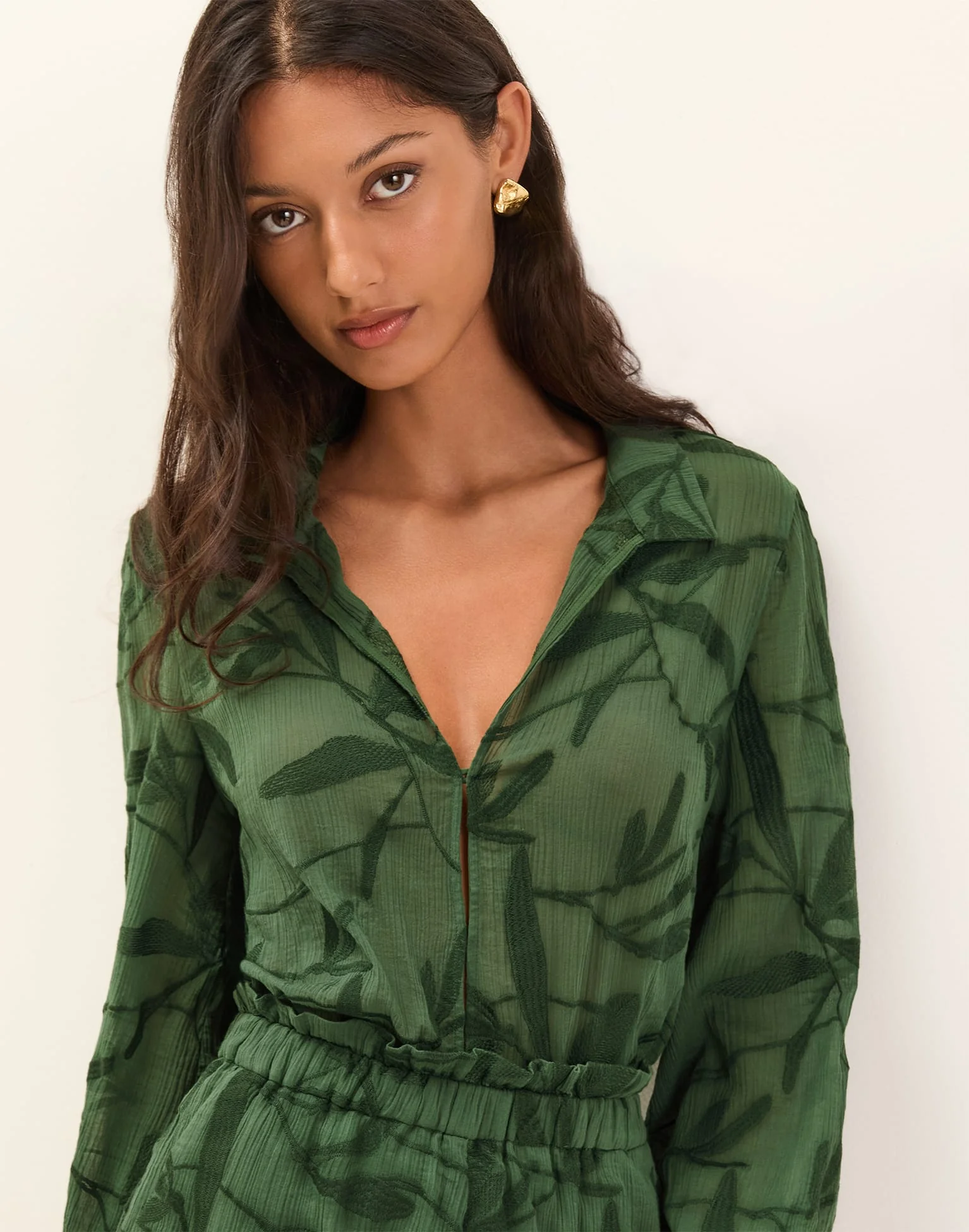 Kinsley Blouse - Embroidered Free Bird - Image 6