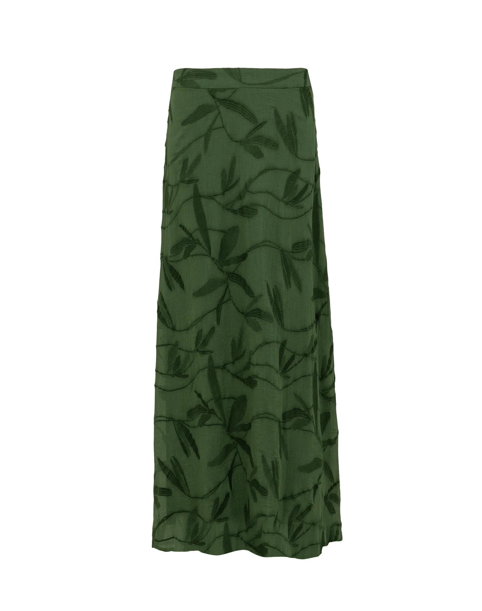 Kinsley Midi Skirt - Embroidered Free Bird
