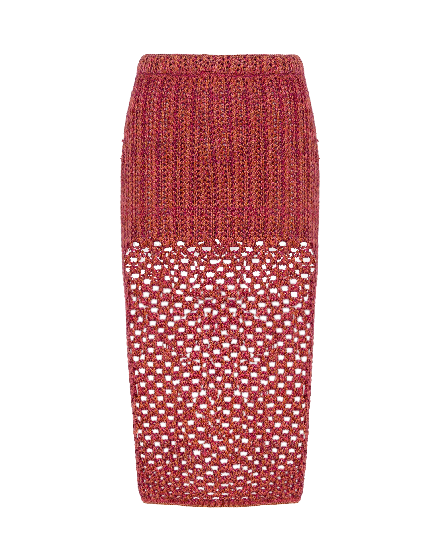 Knit Aria Midi Skirt (Final Sale) - Berry Burst - Image 9