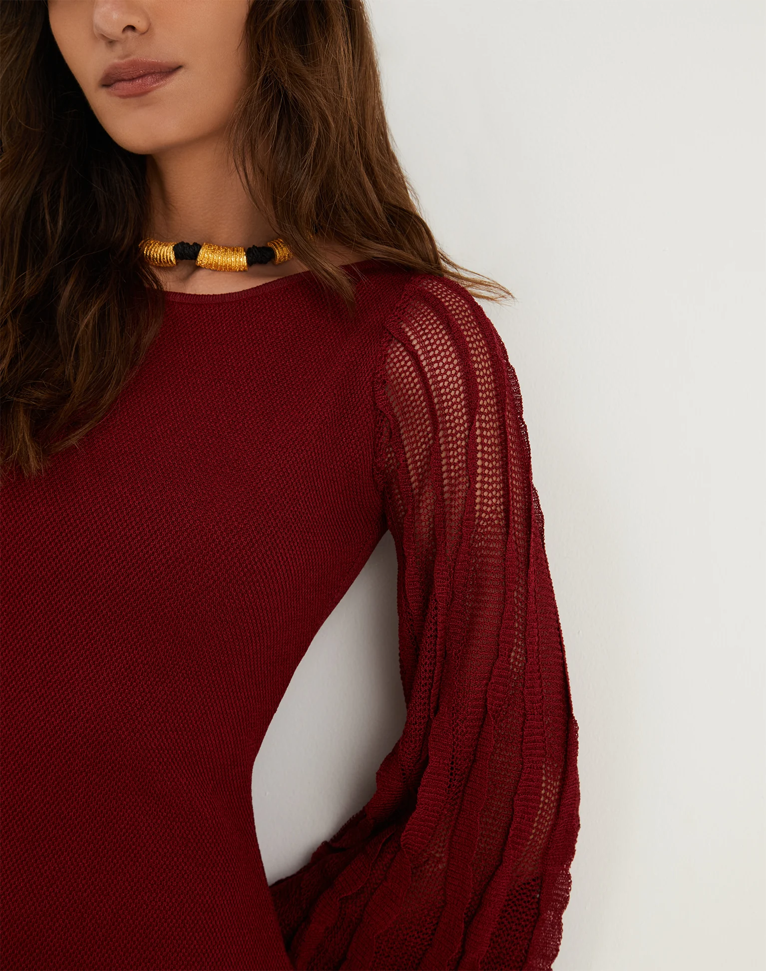 Knit Celina Short Dress - Ponche - Image 5