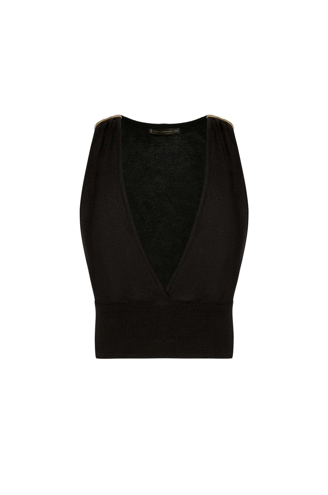 Knit Dora Blouse - Black
