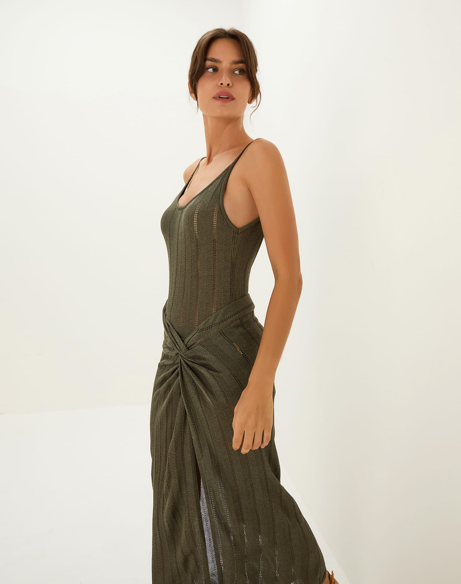 Knit Elba Bodysuit - Evergreen - Image 5