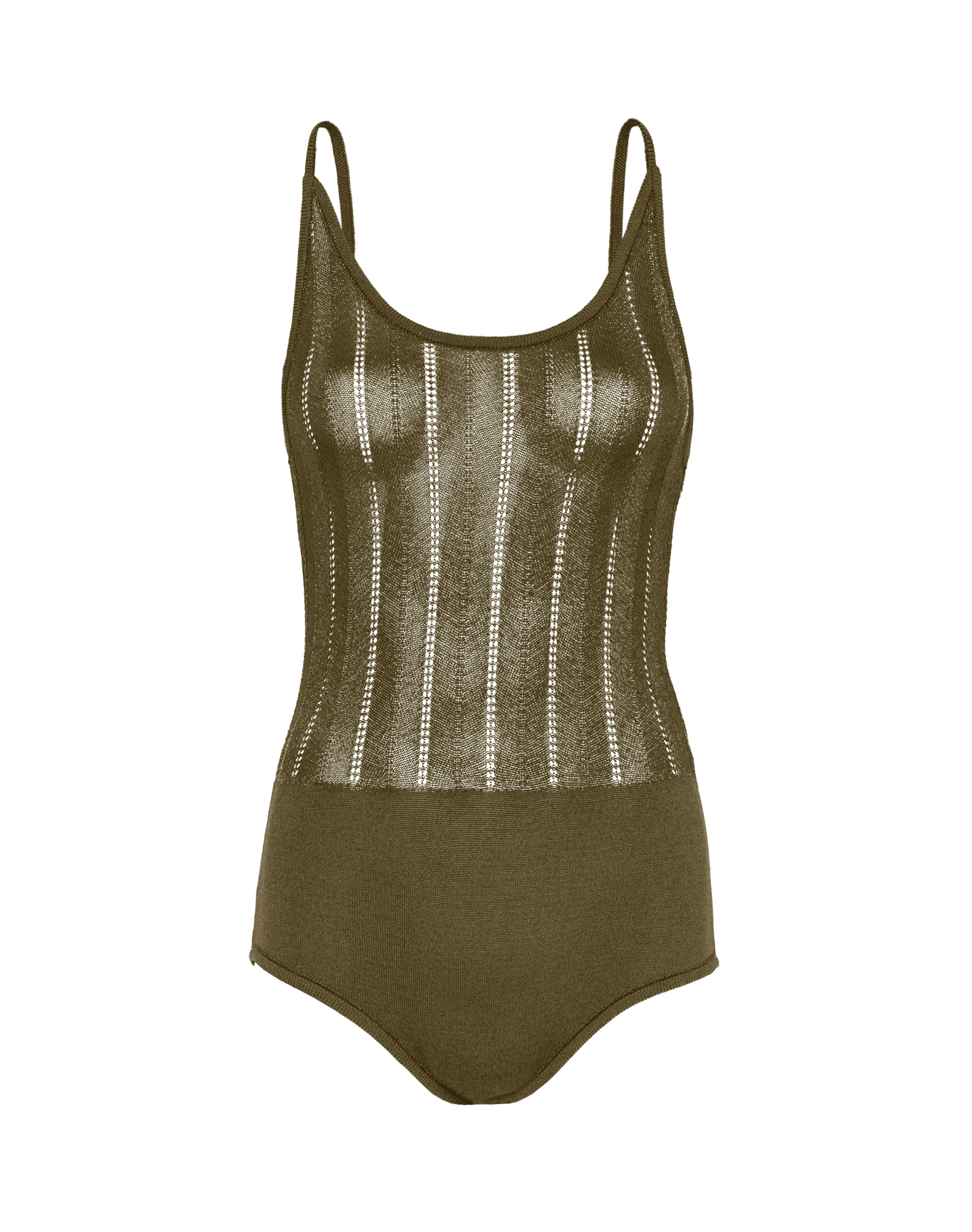 Knit Elba Bodysuit - Evergreen - Image 6