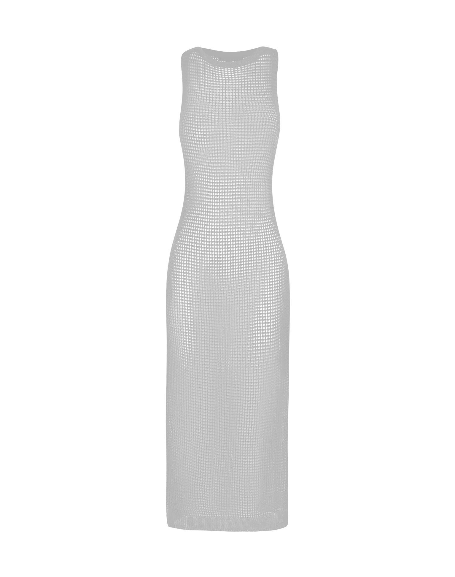 Knit Hanna Long Cover Up - Off White - Image 5
