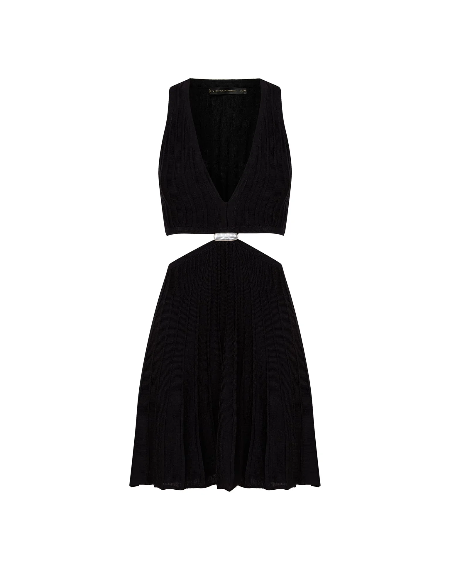 Knit Helen Short Dress - Black - Image 5