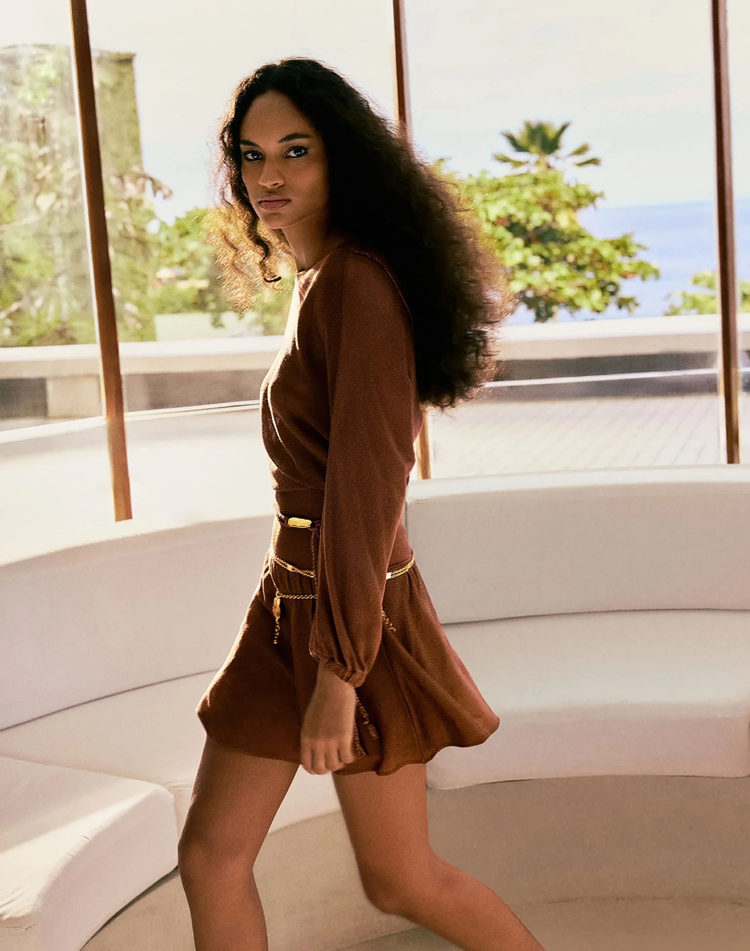 Knit Lena Short Dress - Devotion - Image 4