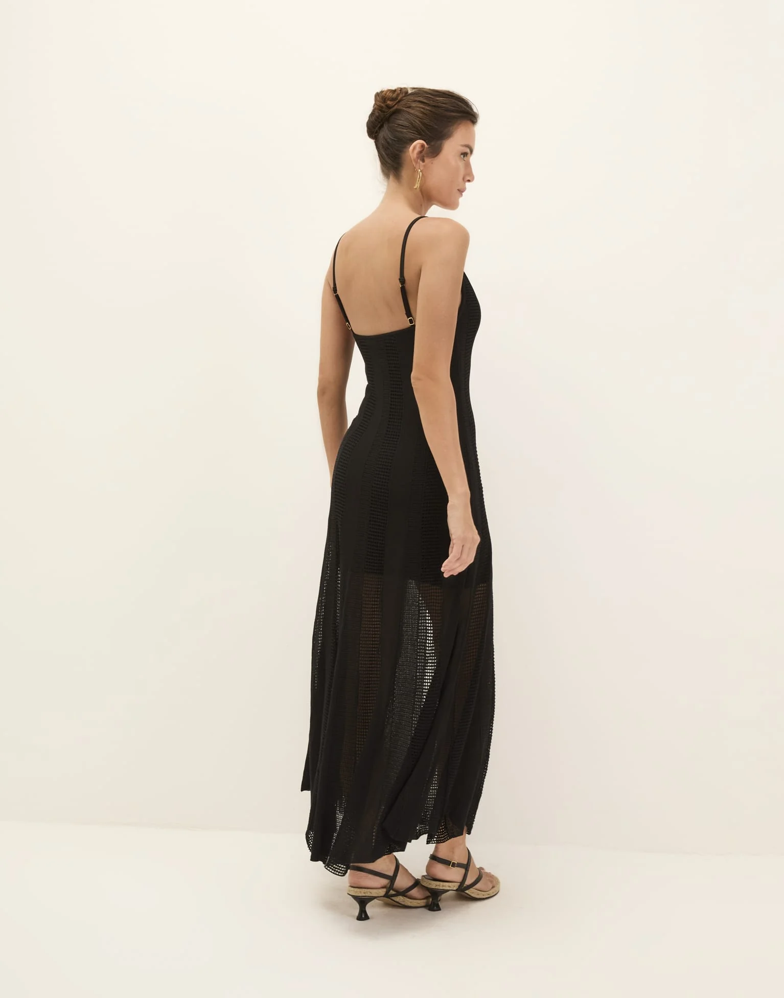 Knit Micah Long Dress - Black - Image 2